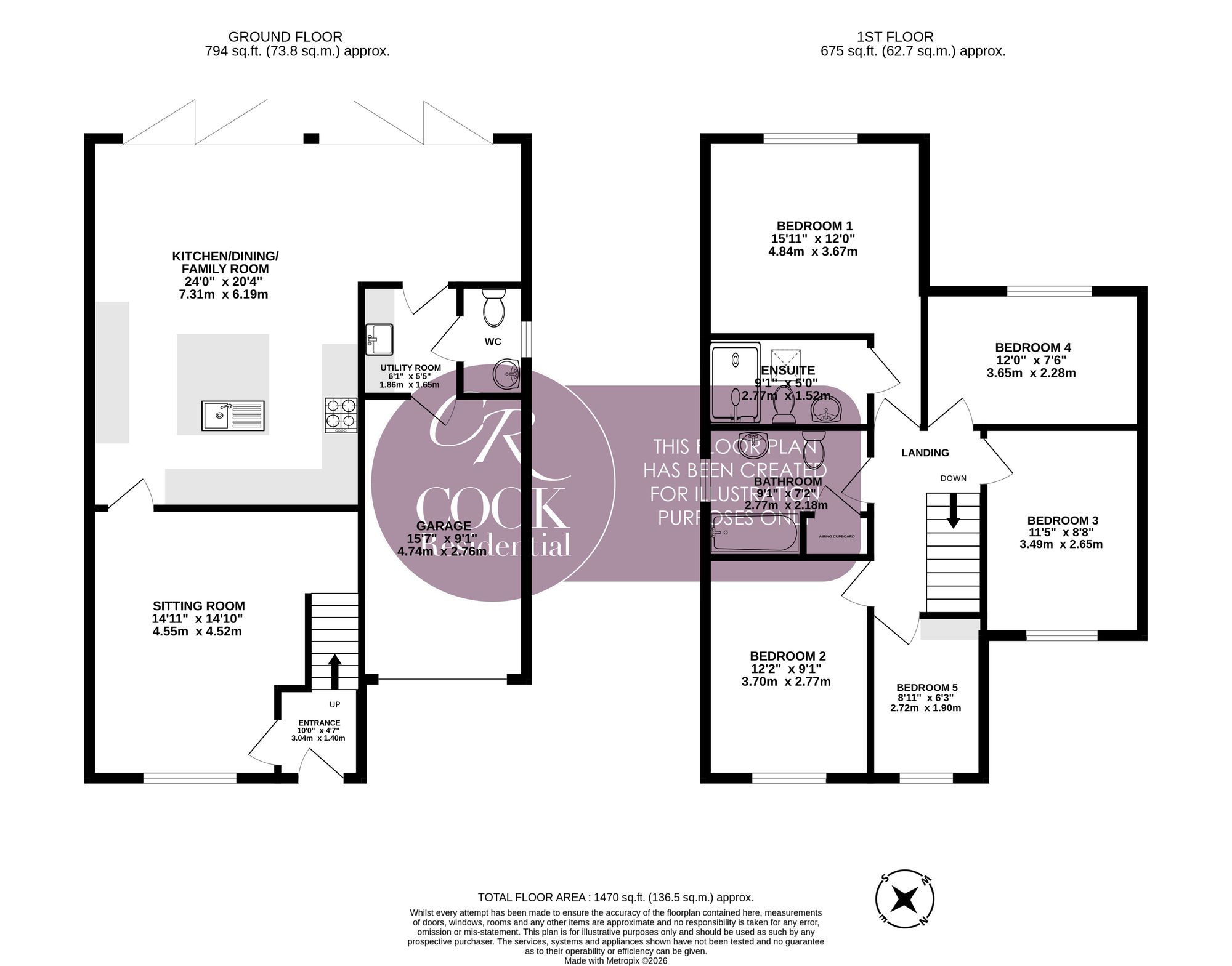 75 Fiddlers Green Lane, Cheltenham floorplan