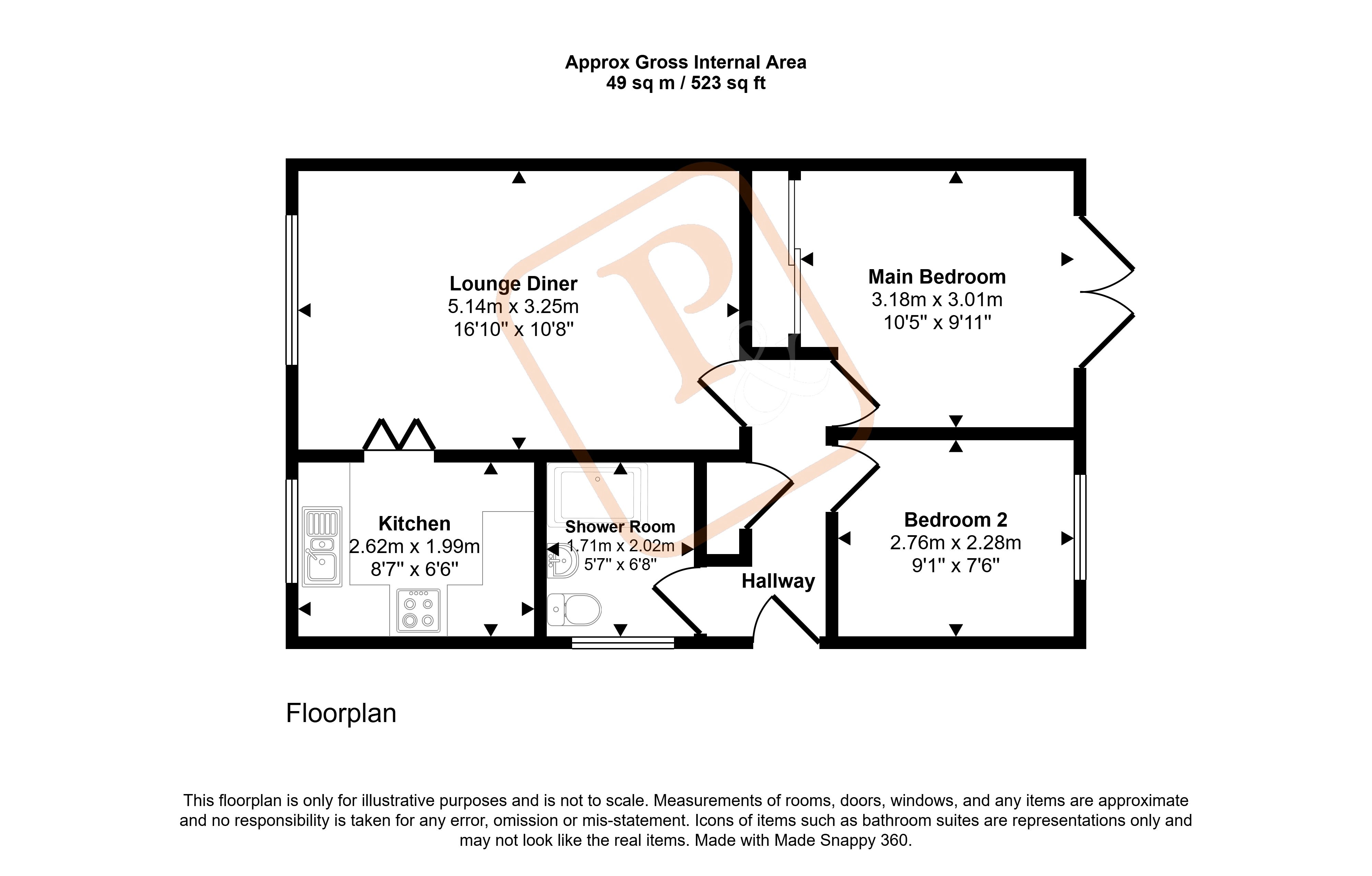 24, Sioux Close, Colchester floorplan