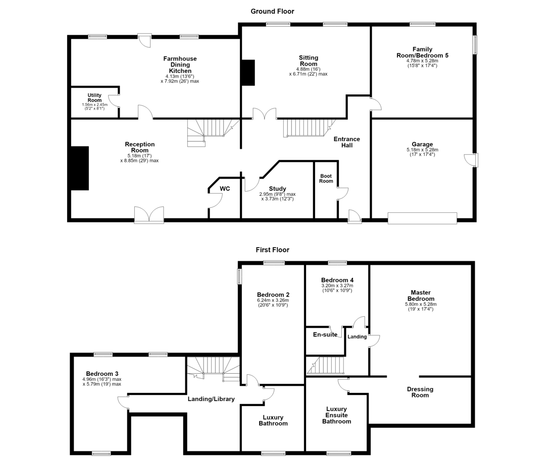 Hill End Barn, Ashes Lane, Huddersfield floorplan