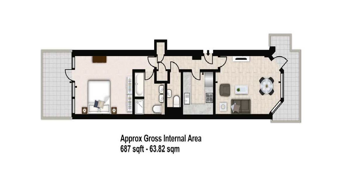 Flat 6 11-13, Young Street, London floorplan