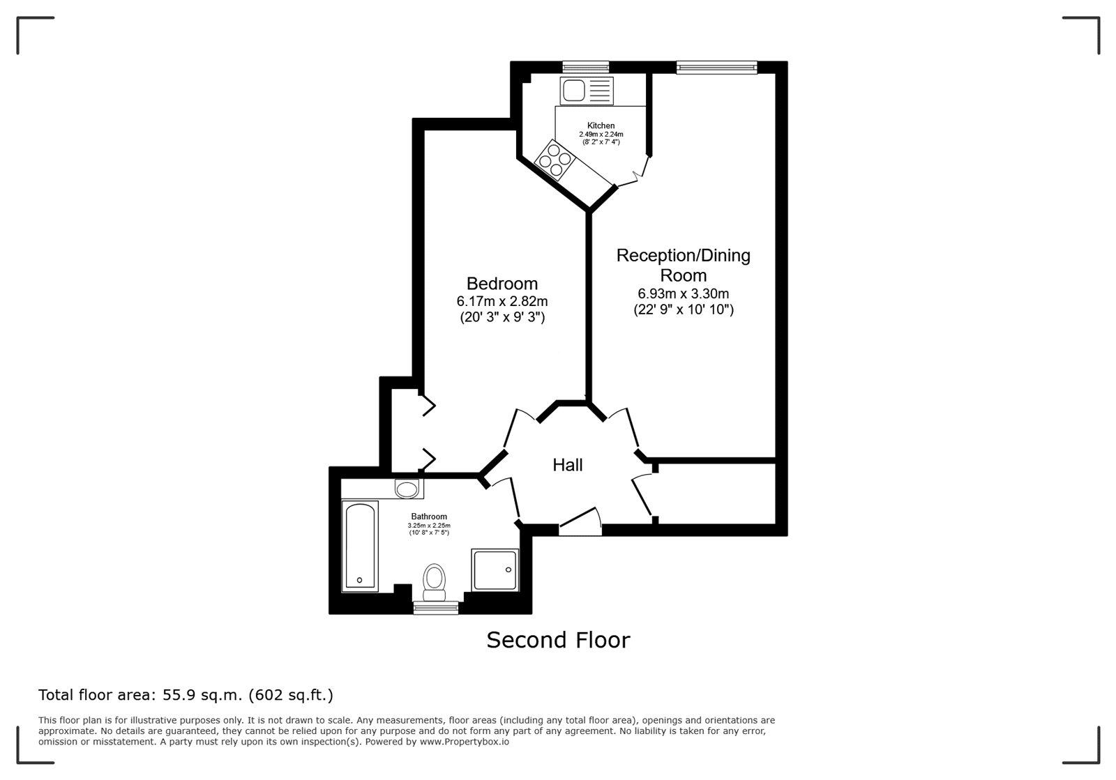 Flat 28,, Reeves Court, Camberley floorplan