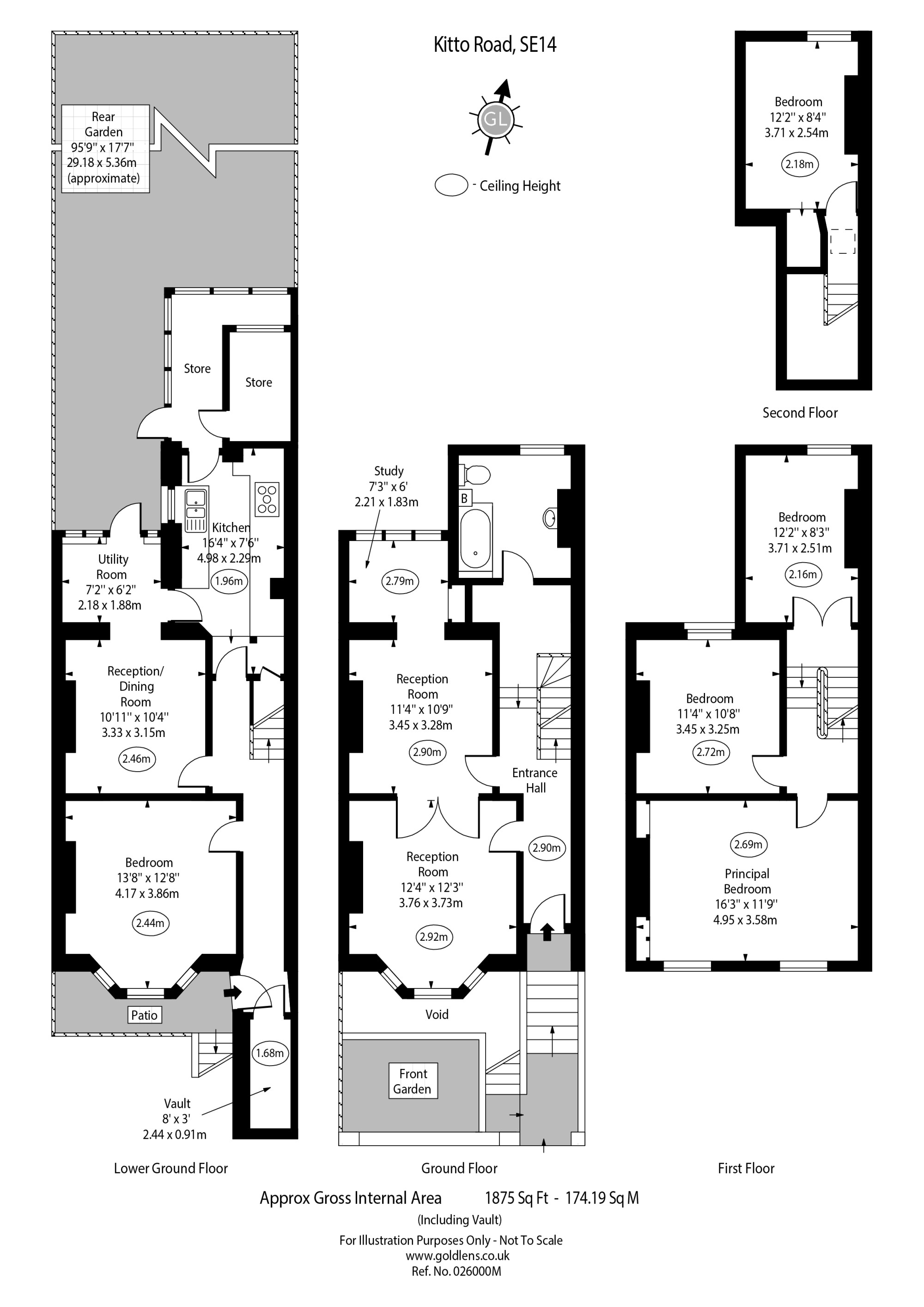 33, Kitto Road, London floorplan