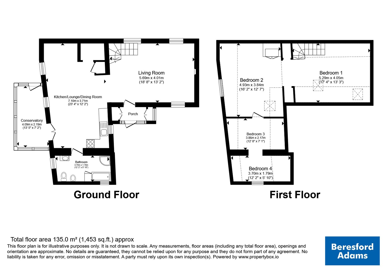 Penclogwyn Cottage,, Abererch, Gwynedd floorplan