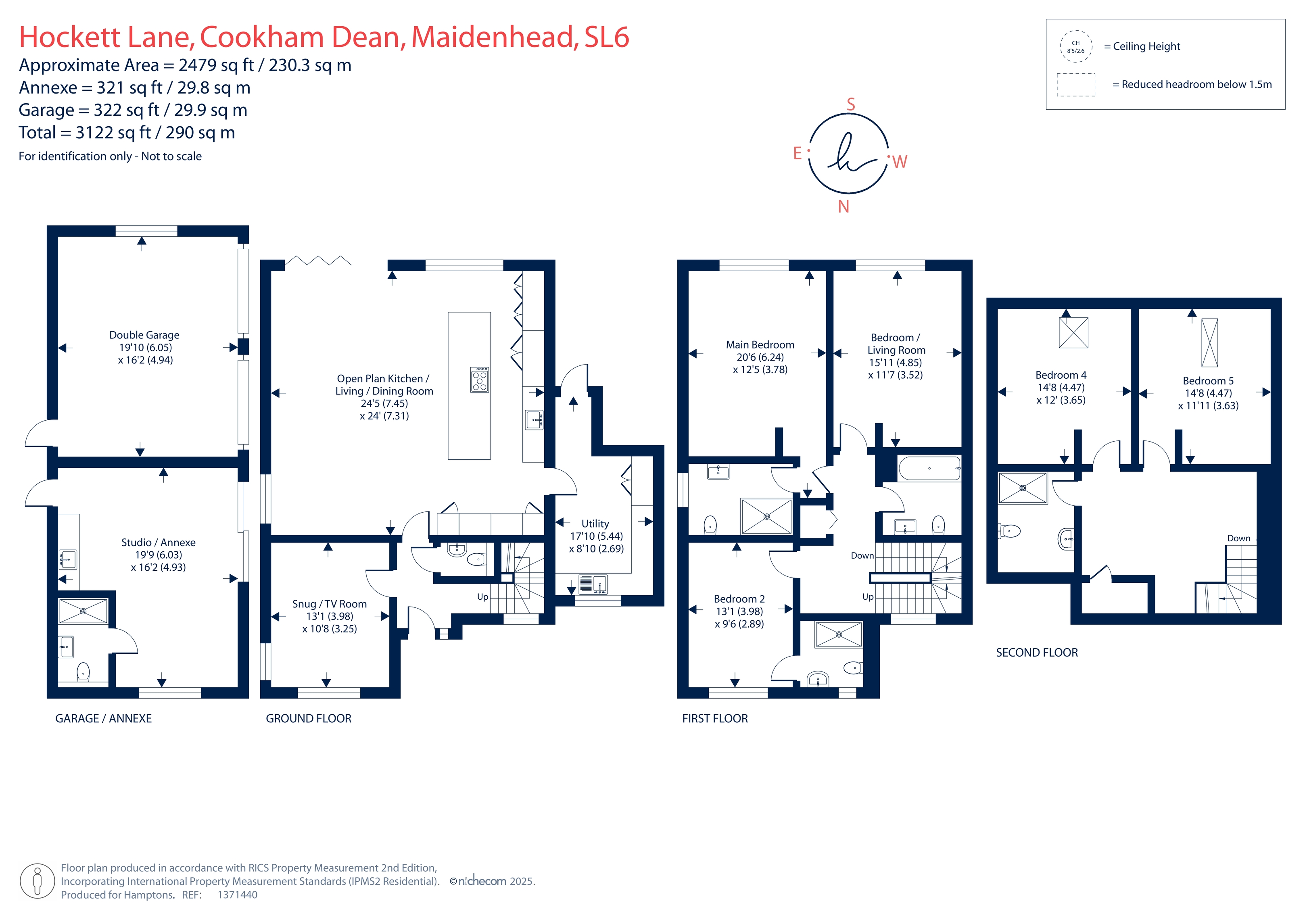 Hockett Corner, Hockett Lane, Cookham Dean floorplan