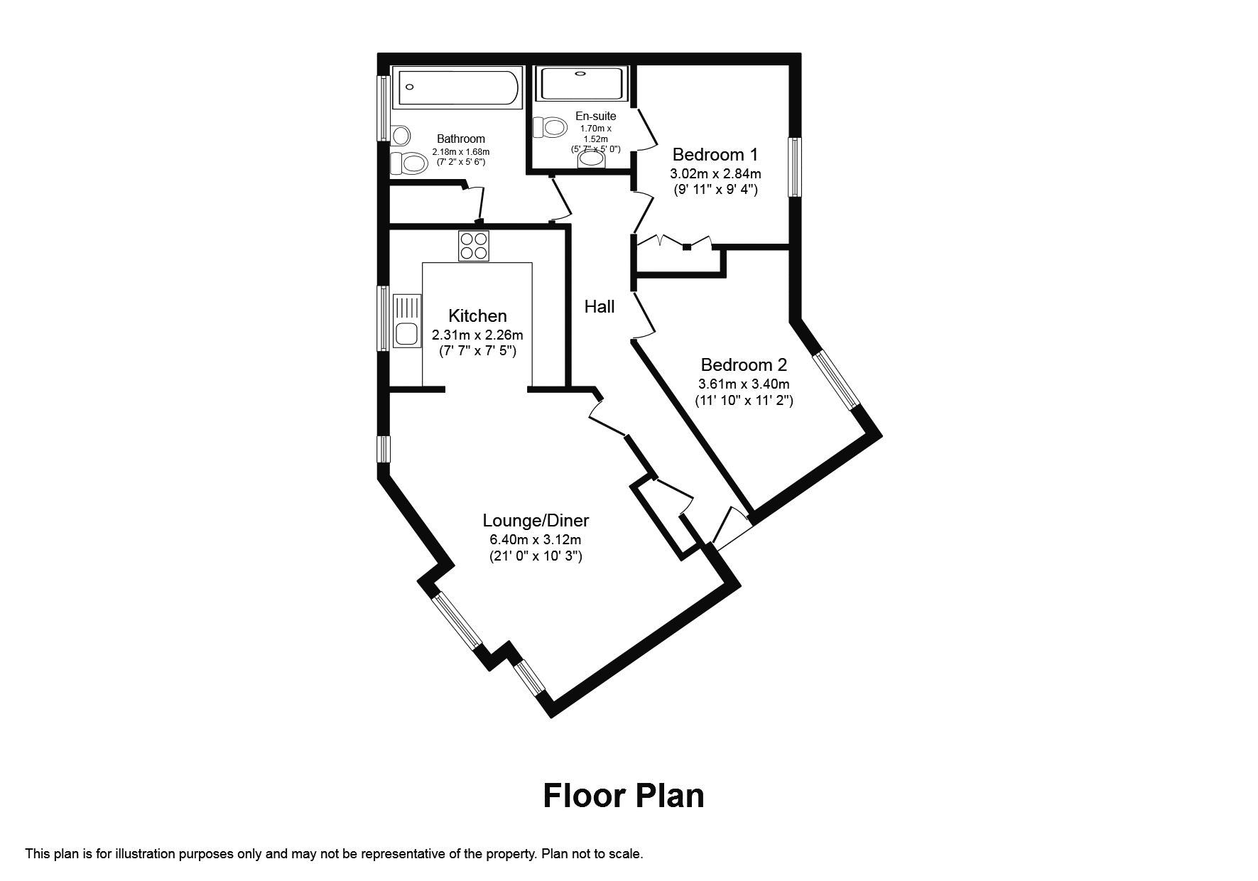 Woodland Walk, Aldershot GU12, 2 bedroom flat for sale 61821936