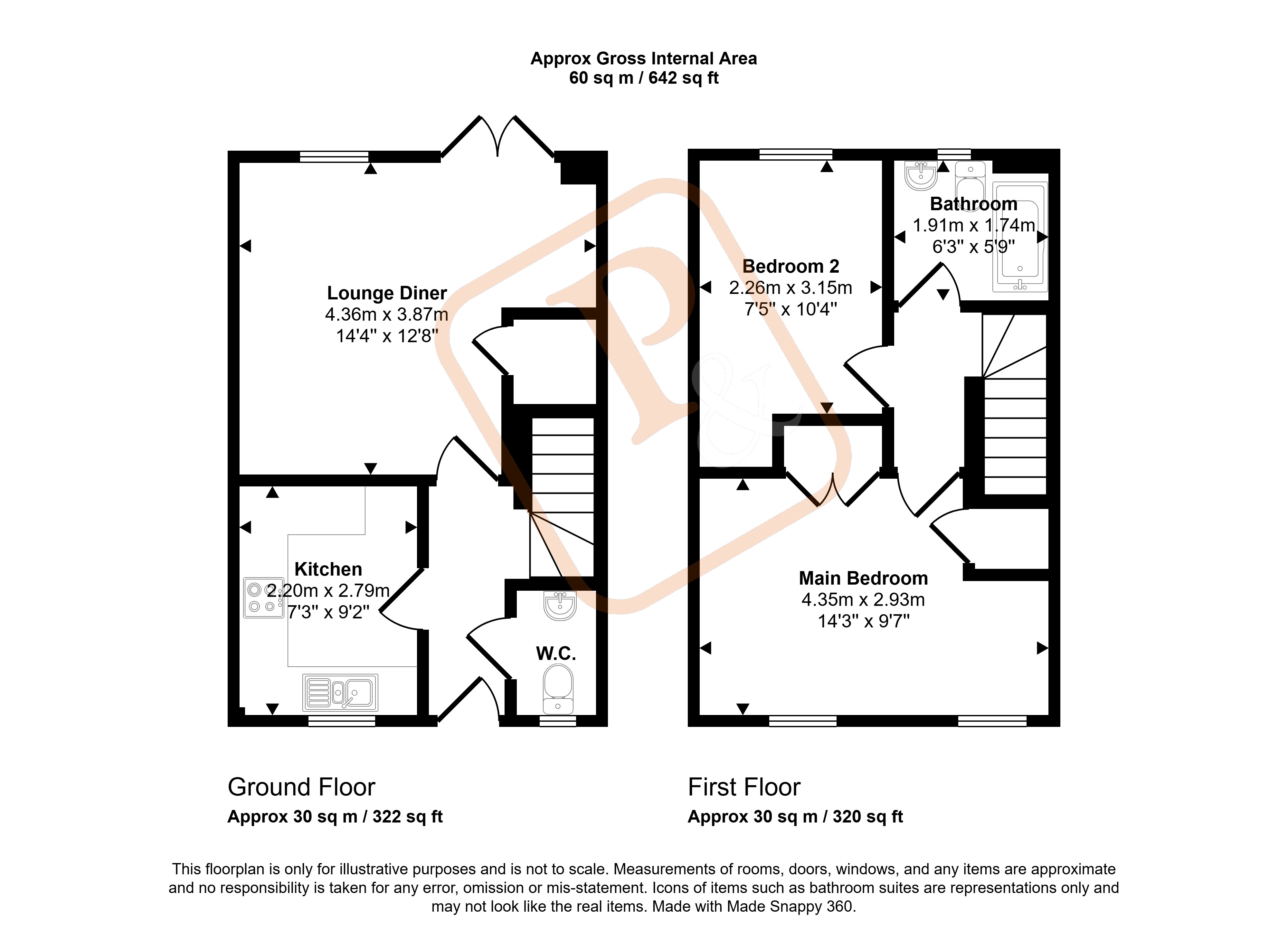 63, Salamanca Way, Essex floorplan