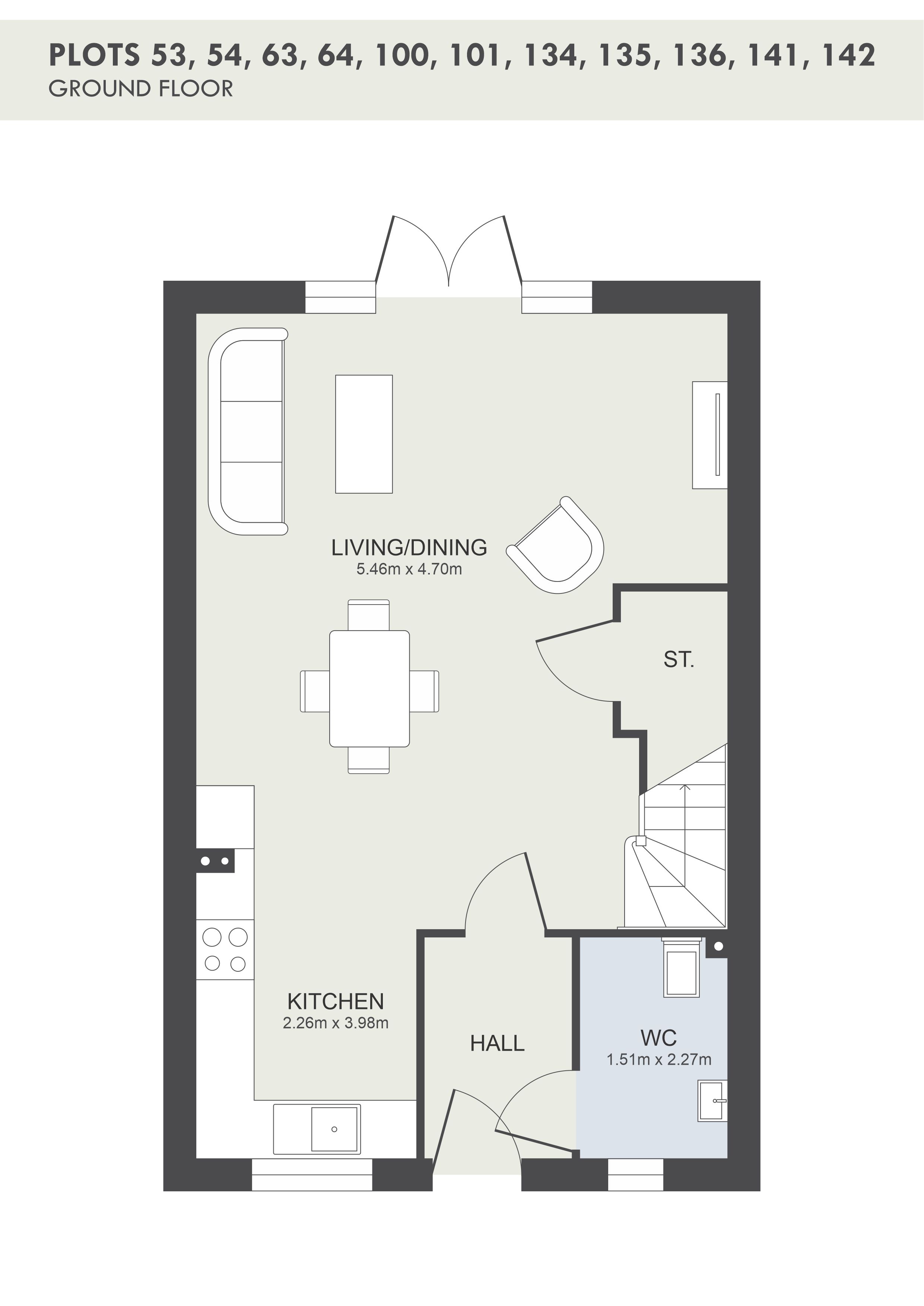 Ford Crescent, Westoning floorplan