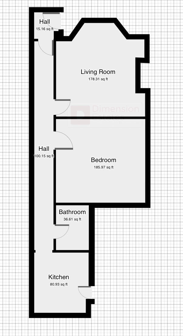 1 Bedrooms Flat to rent in Cadogan Terrace, Victoria Park, Hackney, London E9