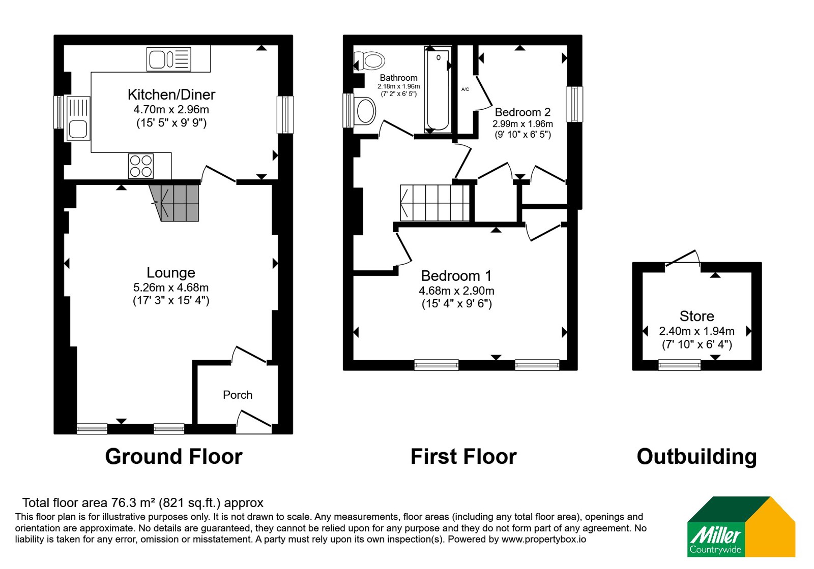 Goosegill Cottage,, Goldenbank, Cornwall floorplan