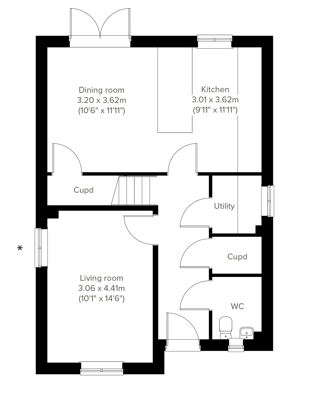 108, Newland Avenue, Bishop's Stortford floorplan