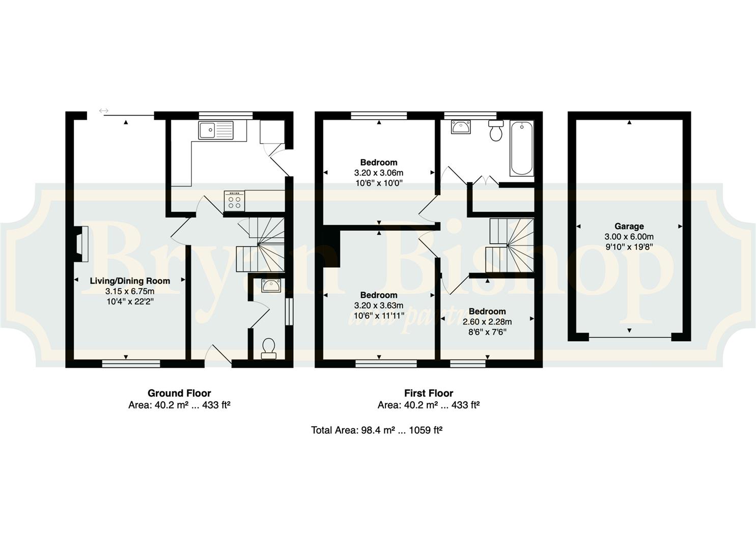 12, Becket Gardens, Welwyn floorplan