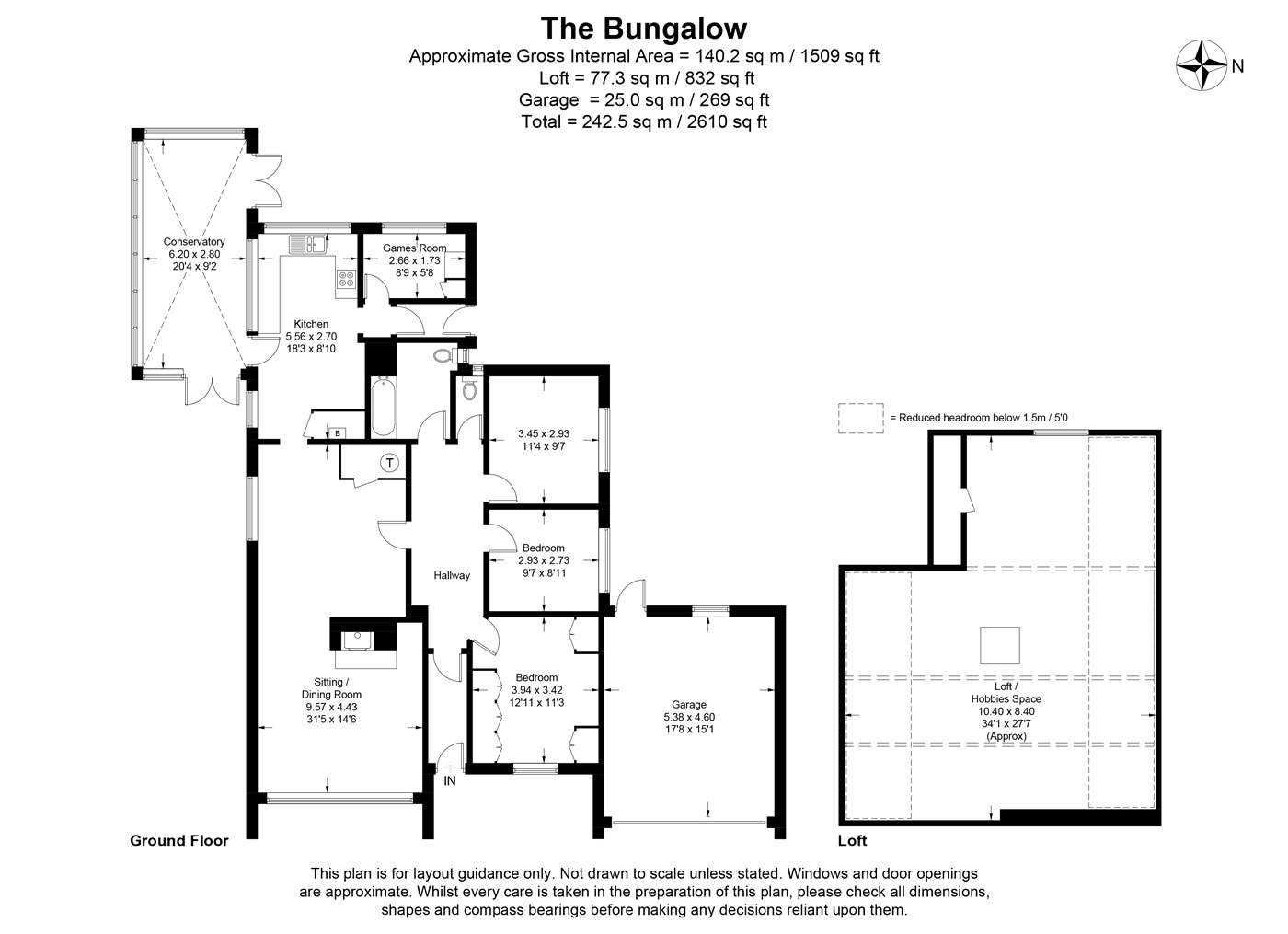 The Bungalow,, Side Bar Lane, Sleaford floorplan