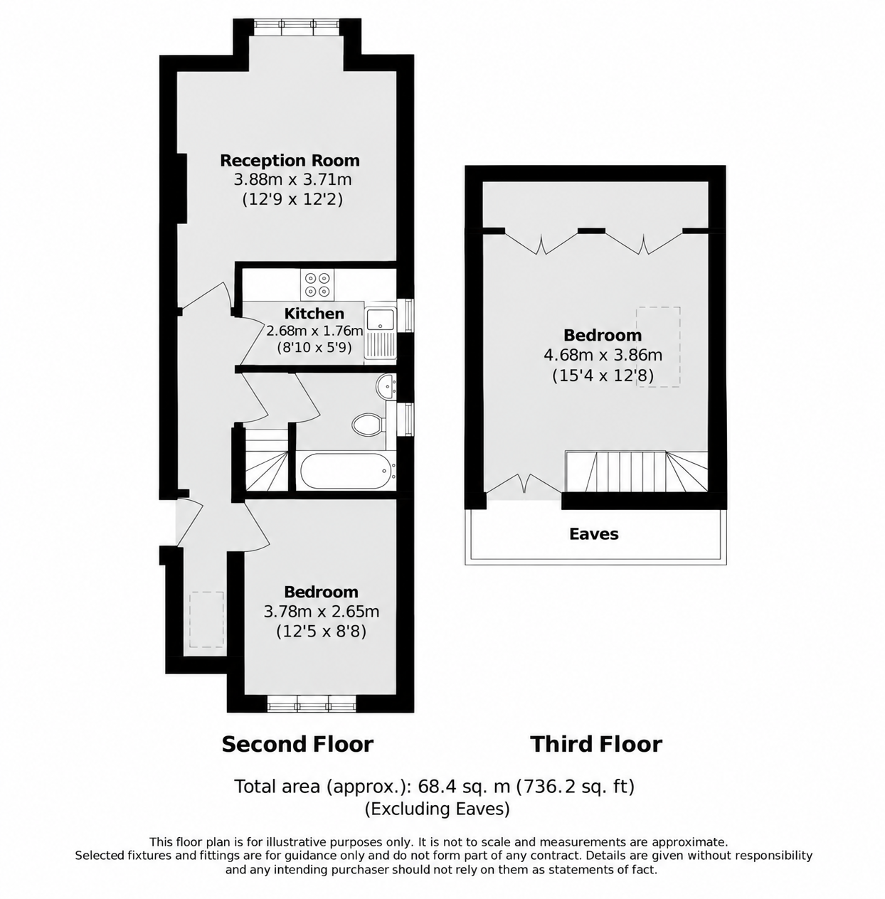 Flat 4, 9, Walpole Gardens, Twickenham floorplan