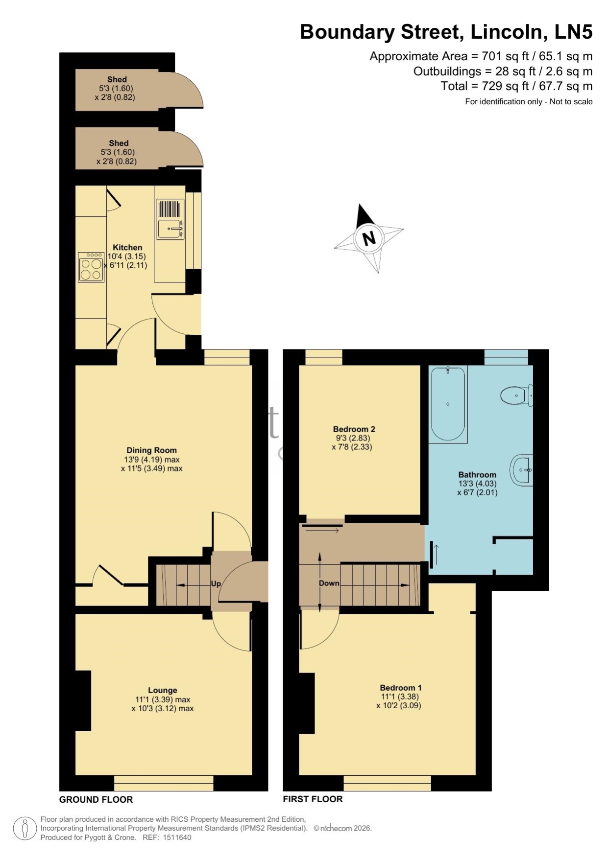 37, Boundary Street, Lincoln floorplan