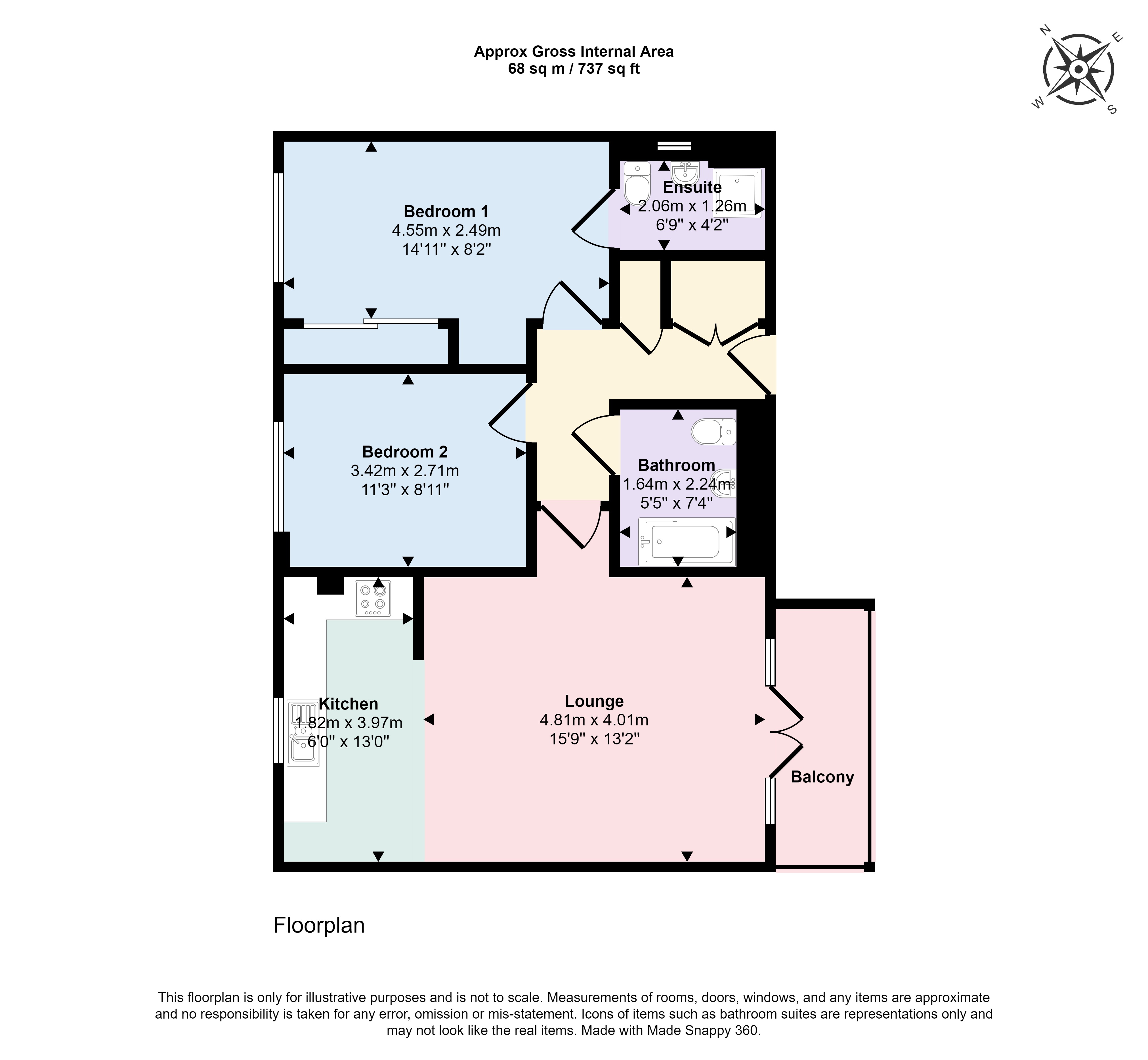 2, 8, Avenel Way, Poole floorplan