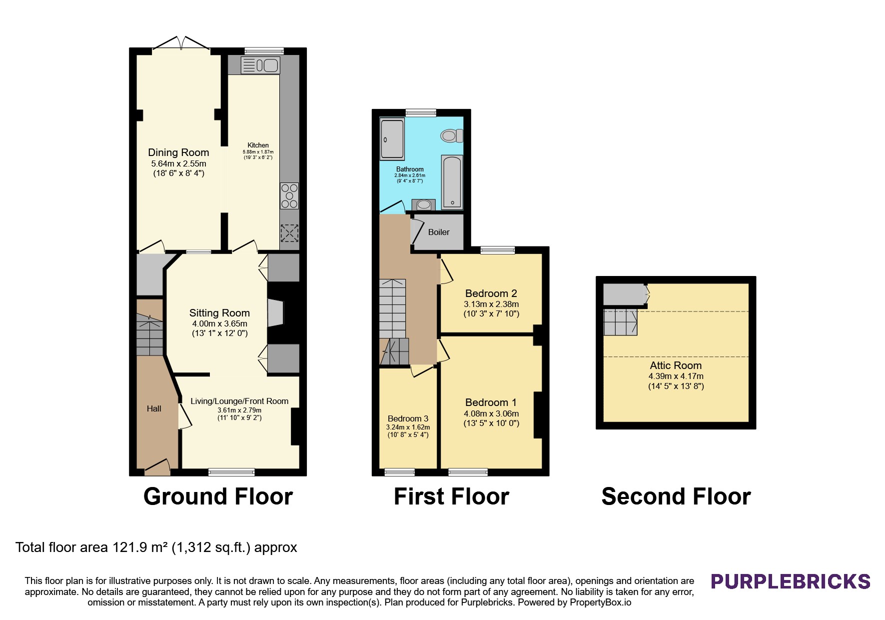 16, Baptist Street, Caernarfon floorplan