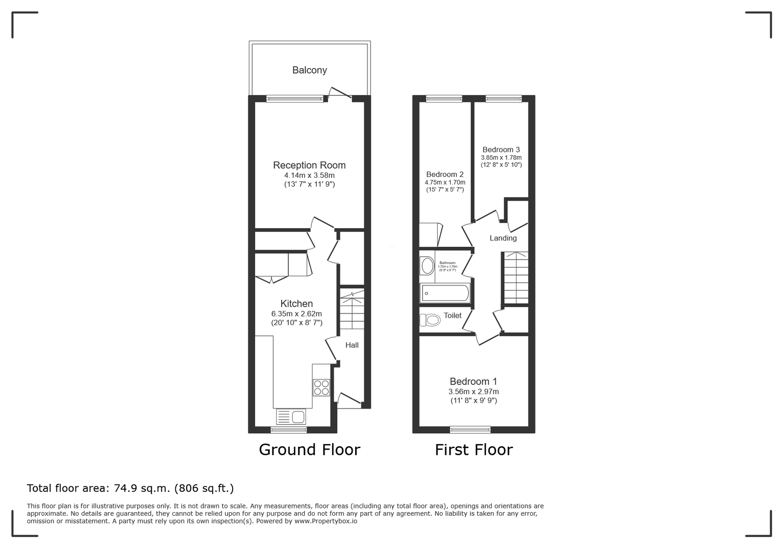 21, Mundford Road, London floorplan
