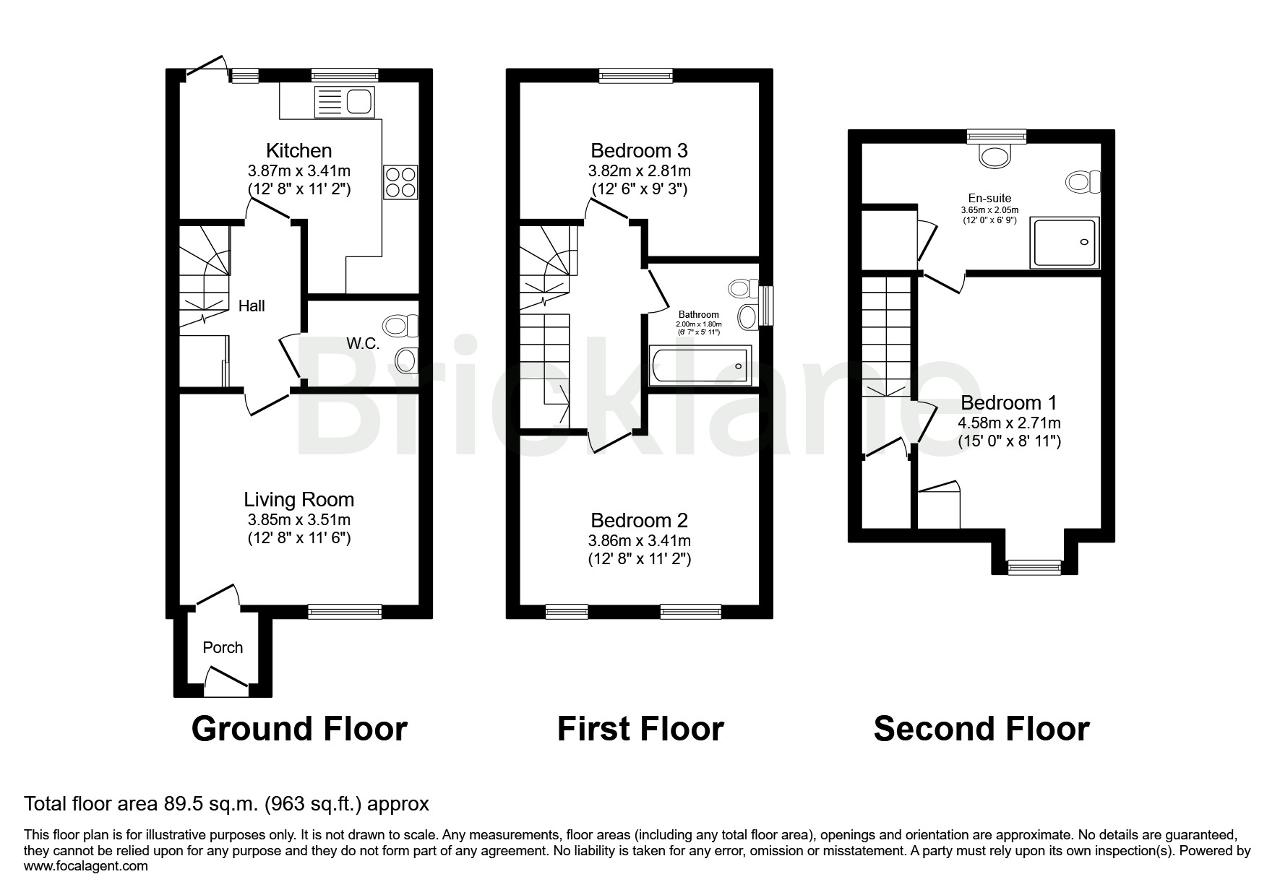 54, Hanafey Way, Northampton floorplan
