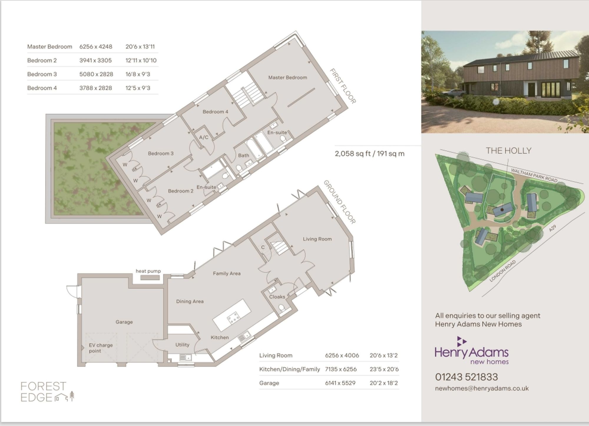 Plot 1 The Holly, Forest Edge, Waltham Park Road, Pulborough floorplan