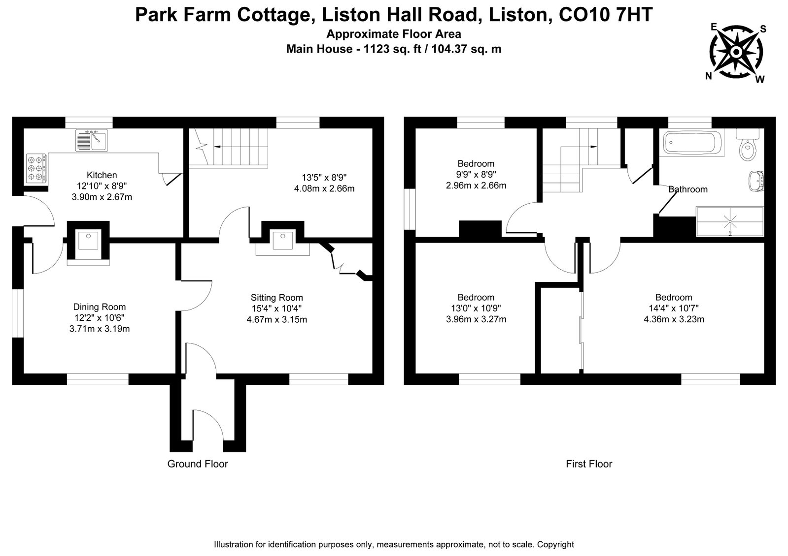 Park Farm Cottage, Foxearth Road, Sudbury floorplan
