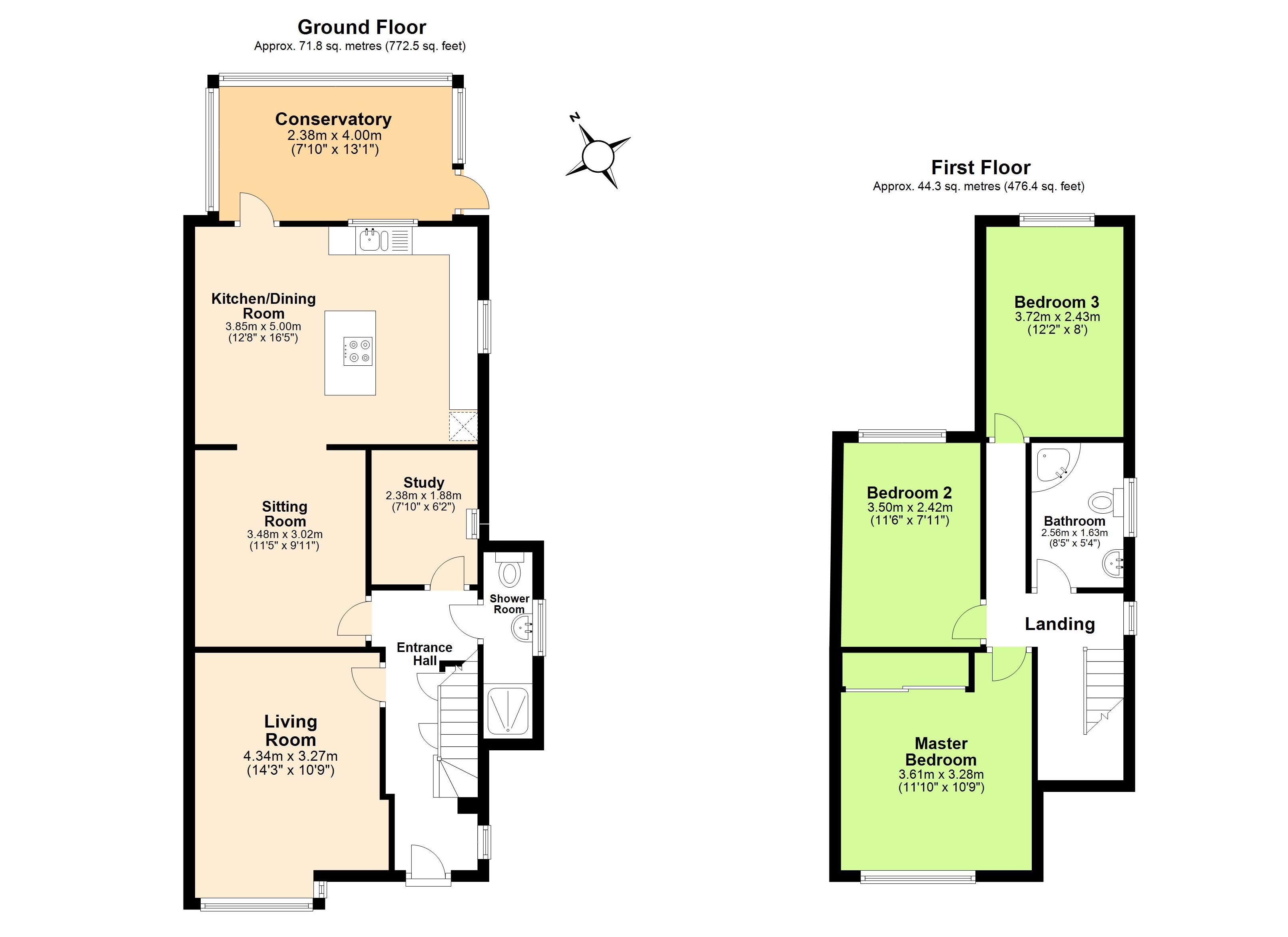 3 Bedrooms Semi-detached house for sale in Hillside Avenue, Gravesend DA12