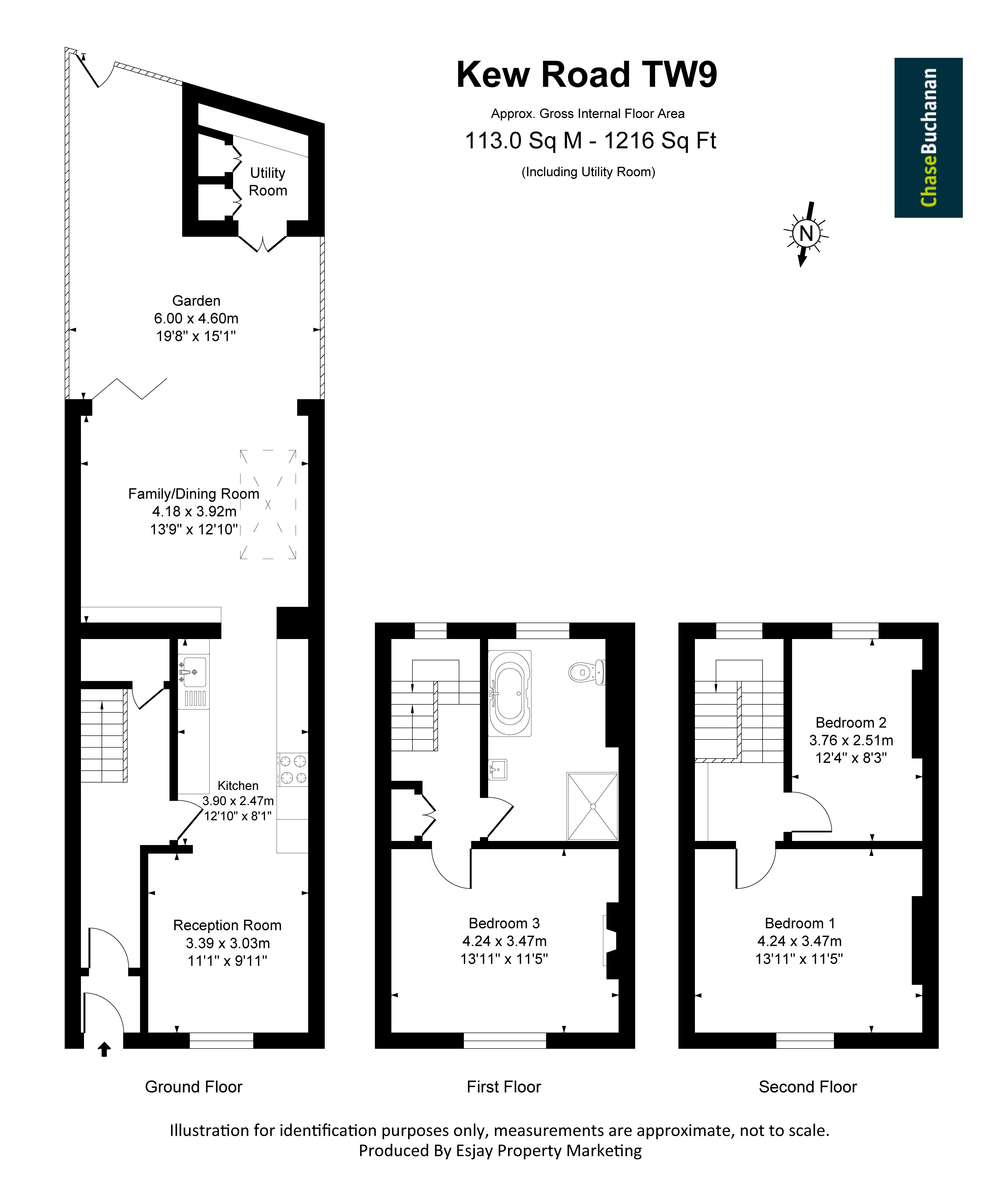 60, Kew Road, Richmond floorplan