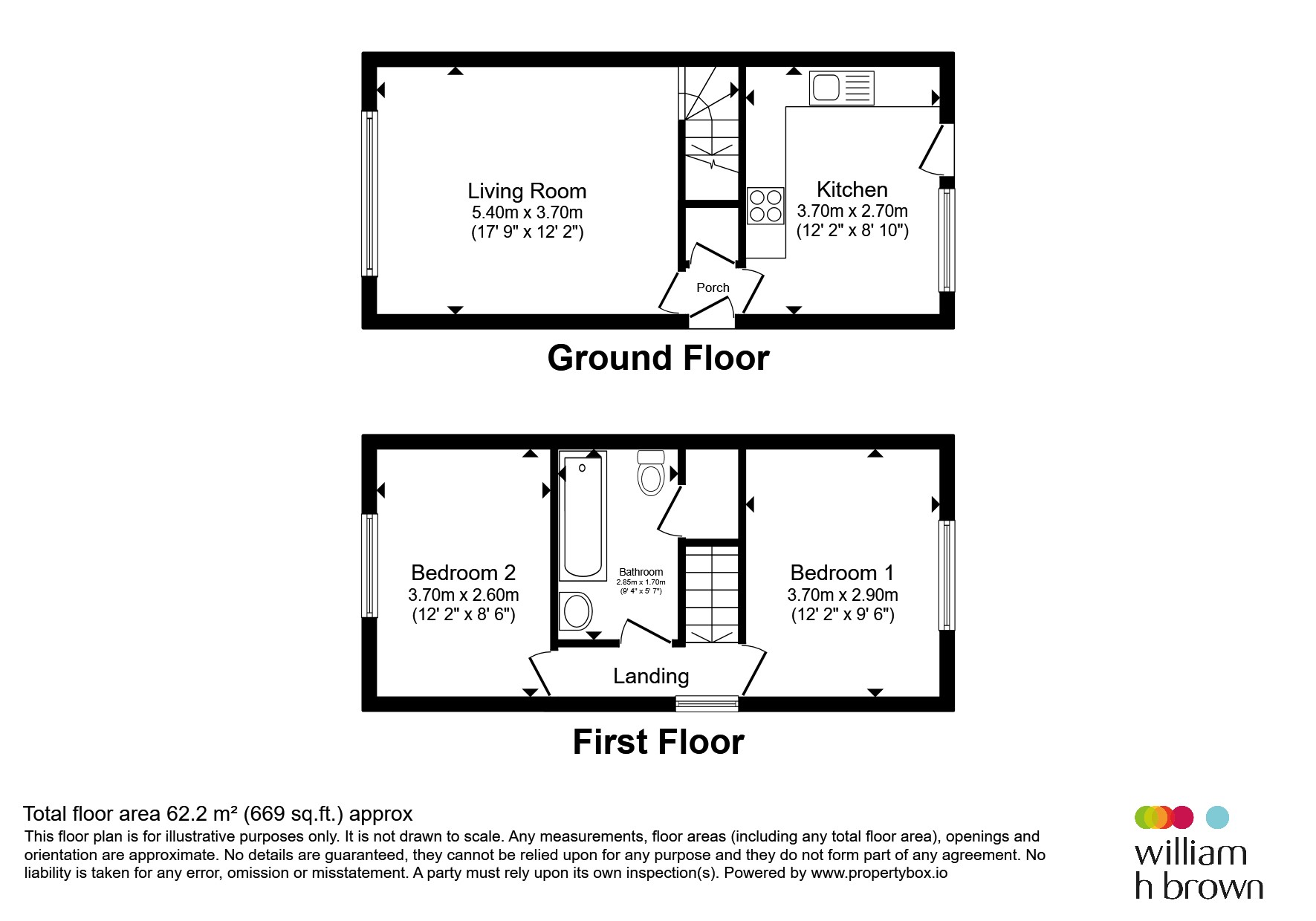 7, Roundhill Way, LOUGHBOROUGH floorplan