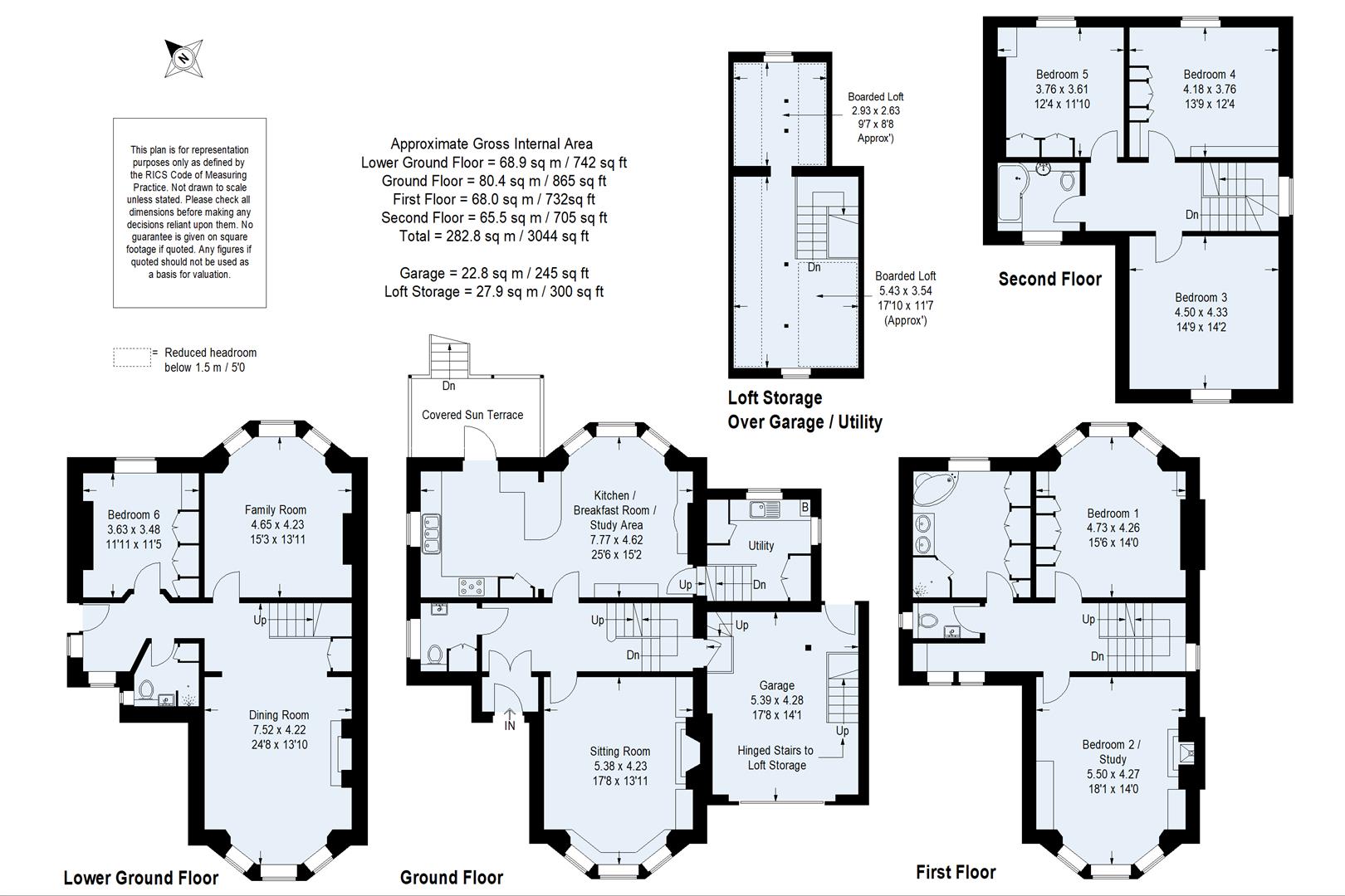 Warden Lodge, 19 Austen Road, Guildford floorplan