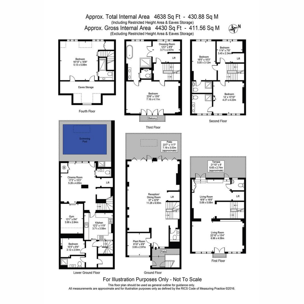 6, Herbert Crescent, London floorplan