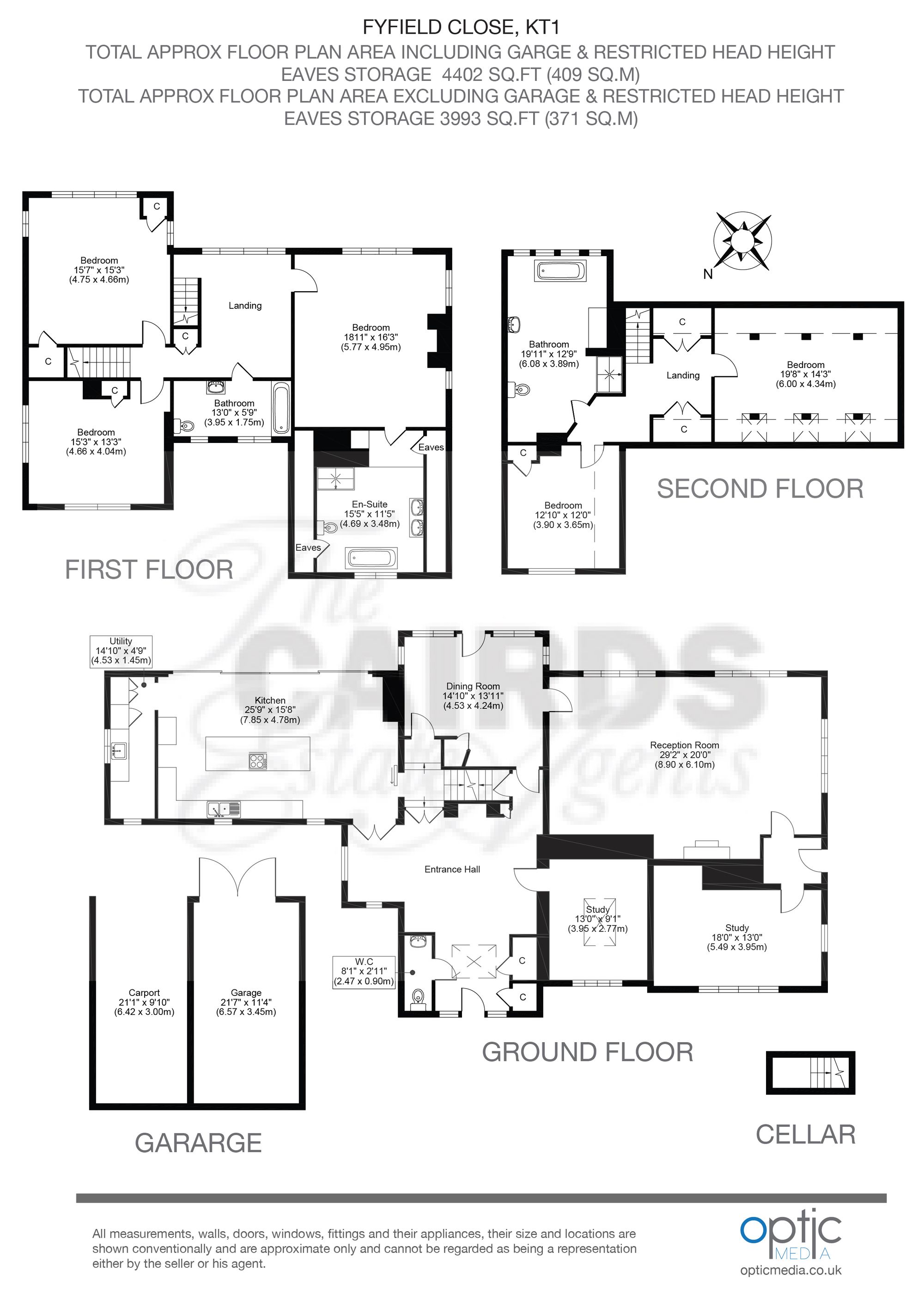 1 Fyfield Close, Epsom floorplan