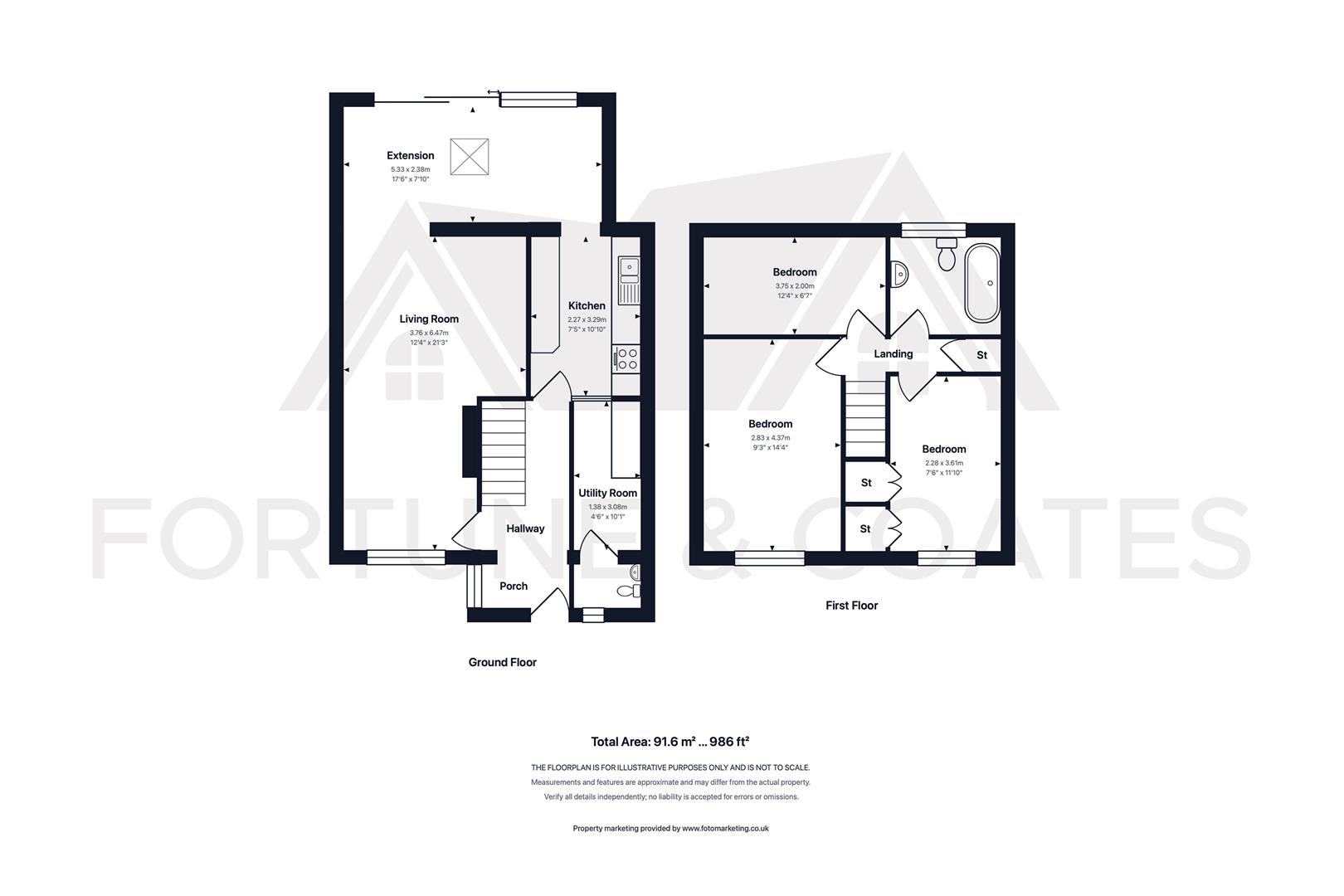 44, Abbotsweld, Harlow floorplan