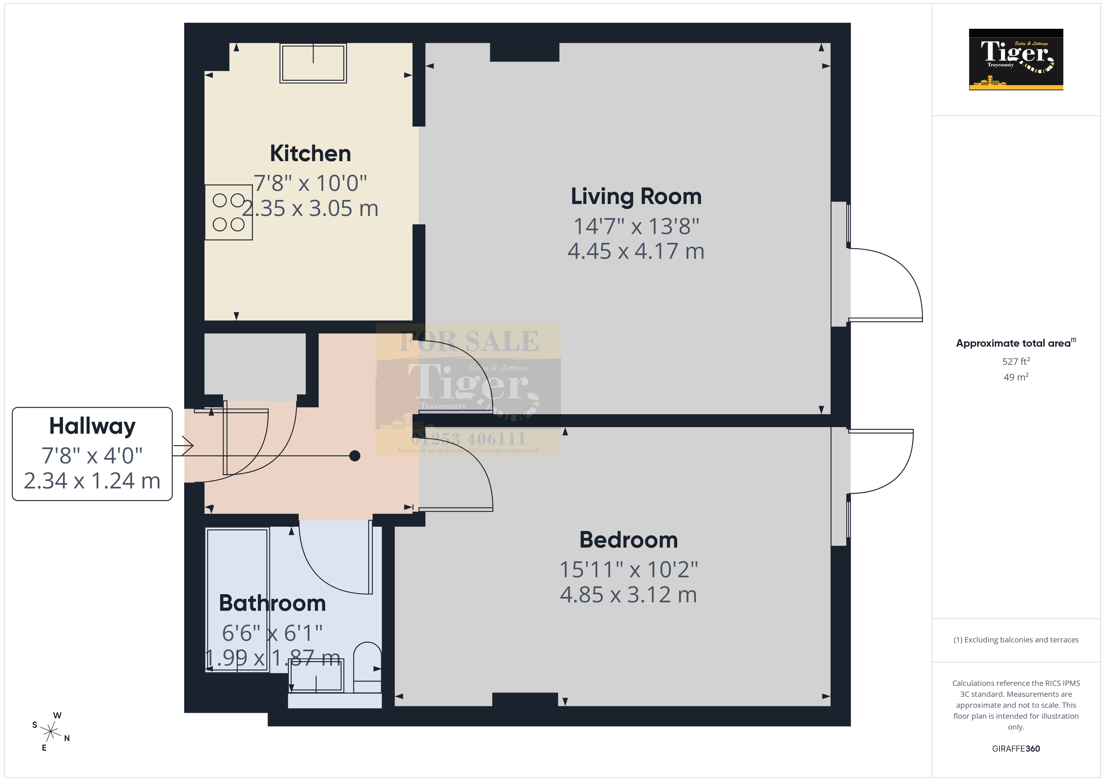 33 Victoria Mansions, Navigation Way, Preston floorplan