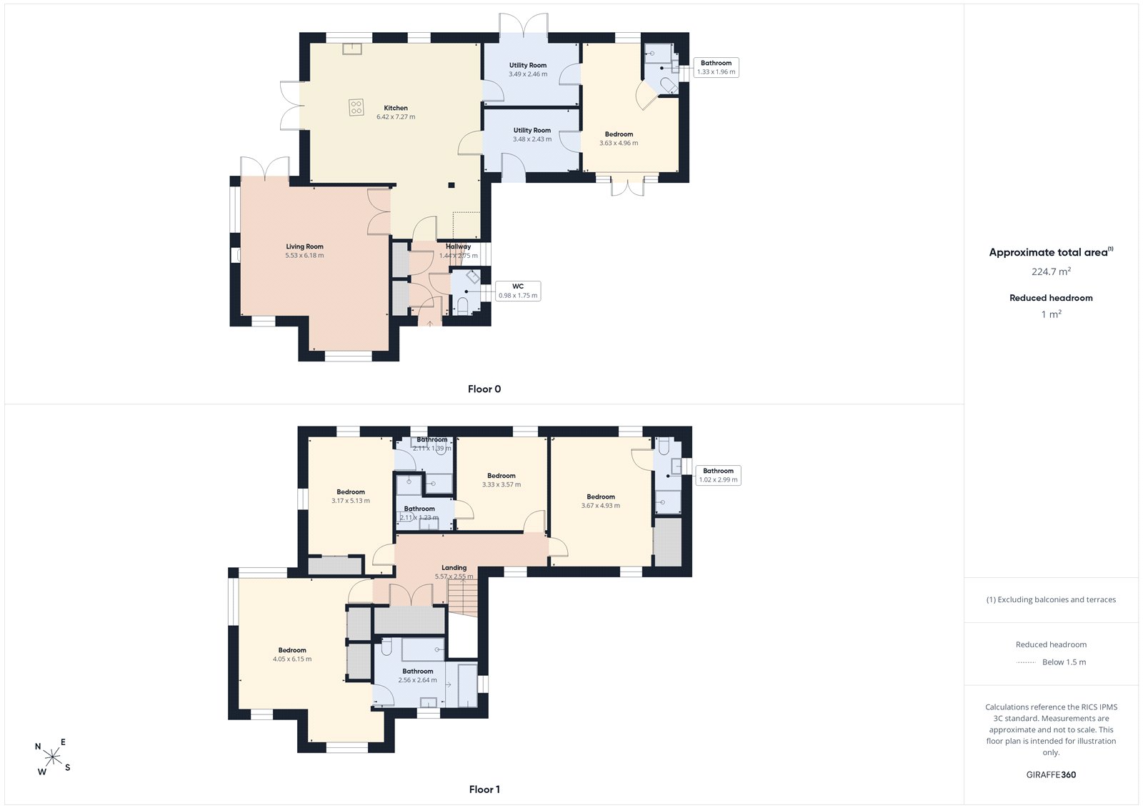 Ty'r Bont,, Llanfallteg, Carmarthenshire floorplan
