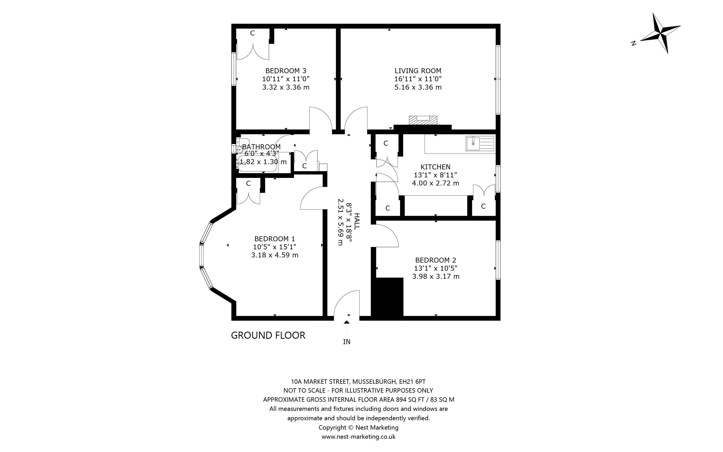 10a, Market Street, Musselburgh floorplan