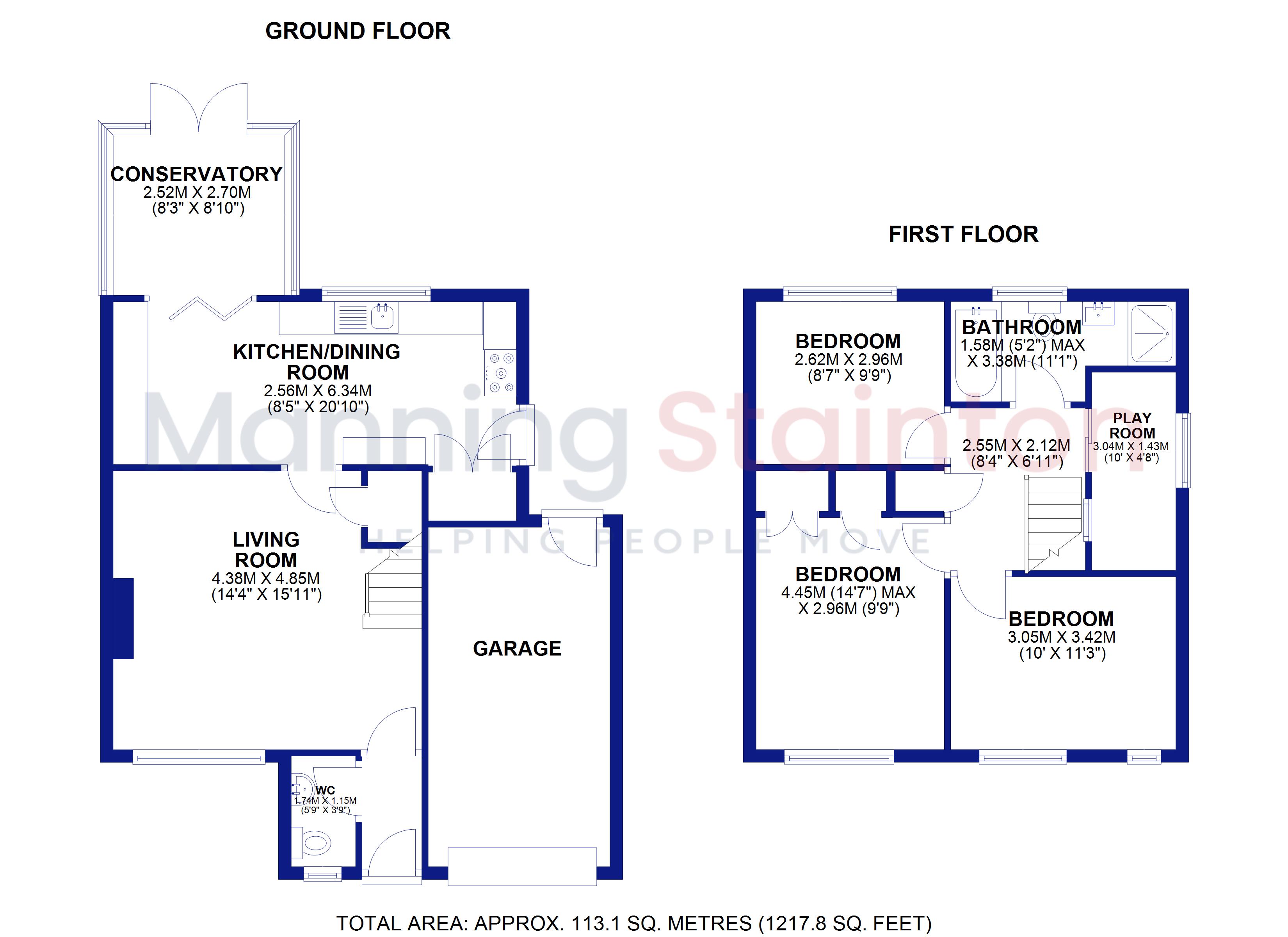 1, Hawthorn Avenue, North Yorkshire floorplan