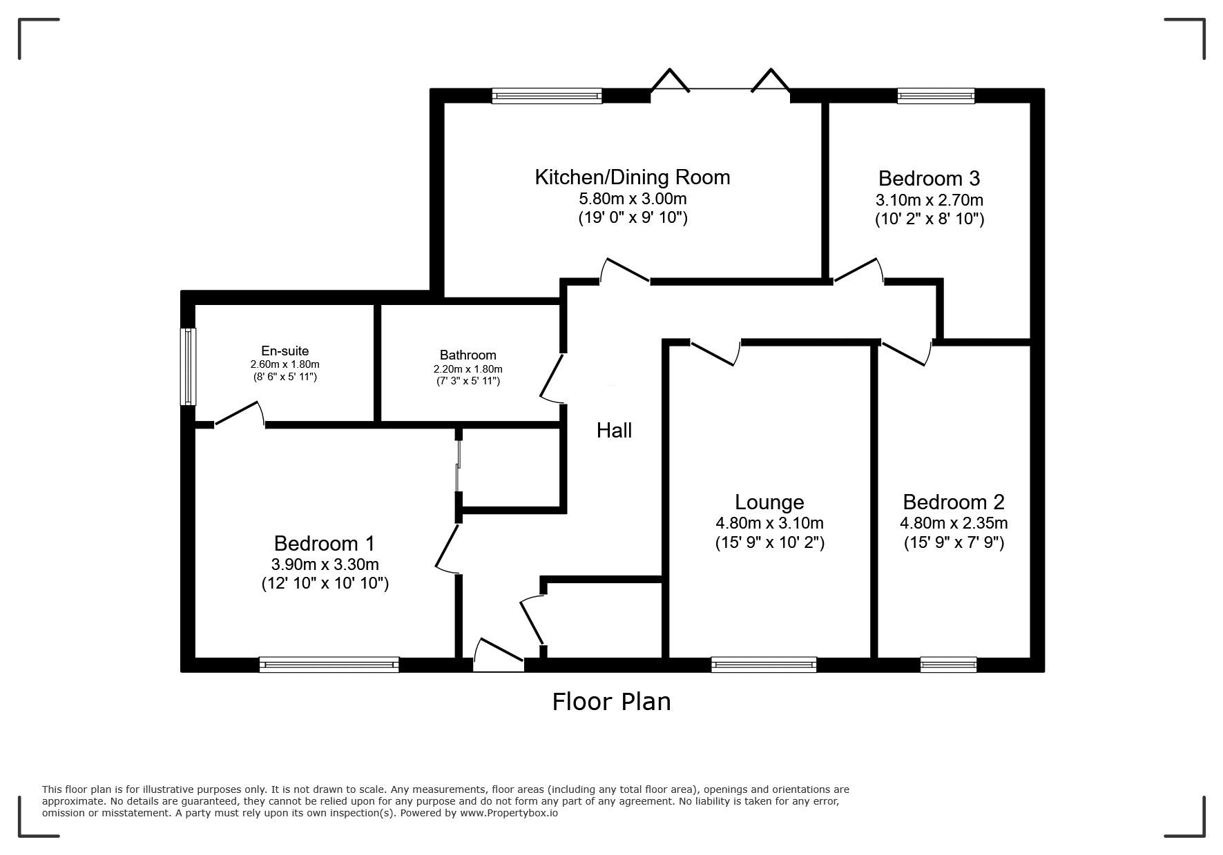 1, Whitburn Drive, Bury floorplan