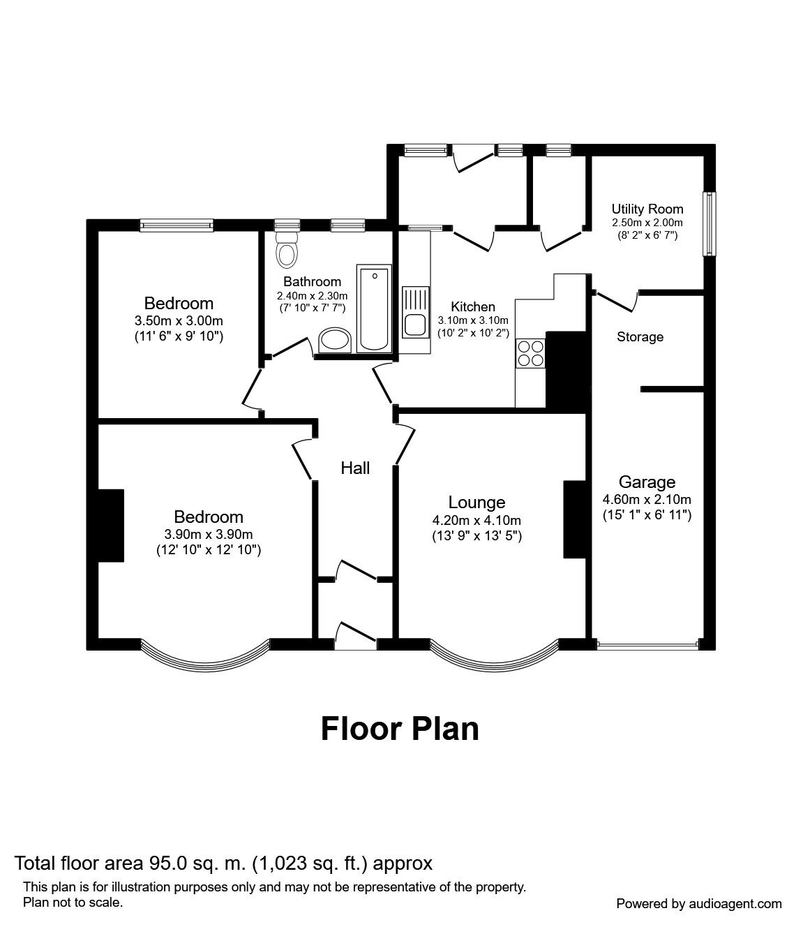 Low Westwood, Newcastle Upon Tyne NE17, 2 bedroom bungalow for sale