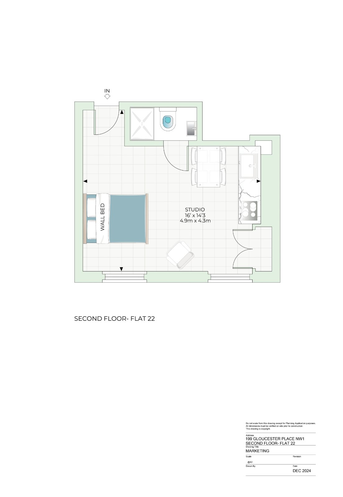 Gloucester Place, London floorplan