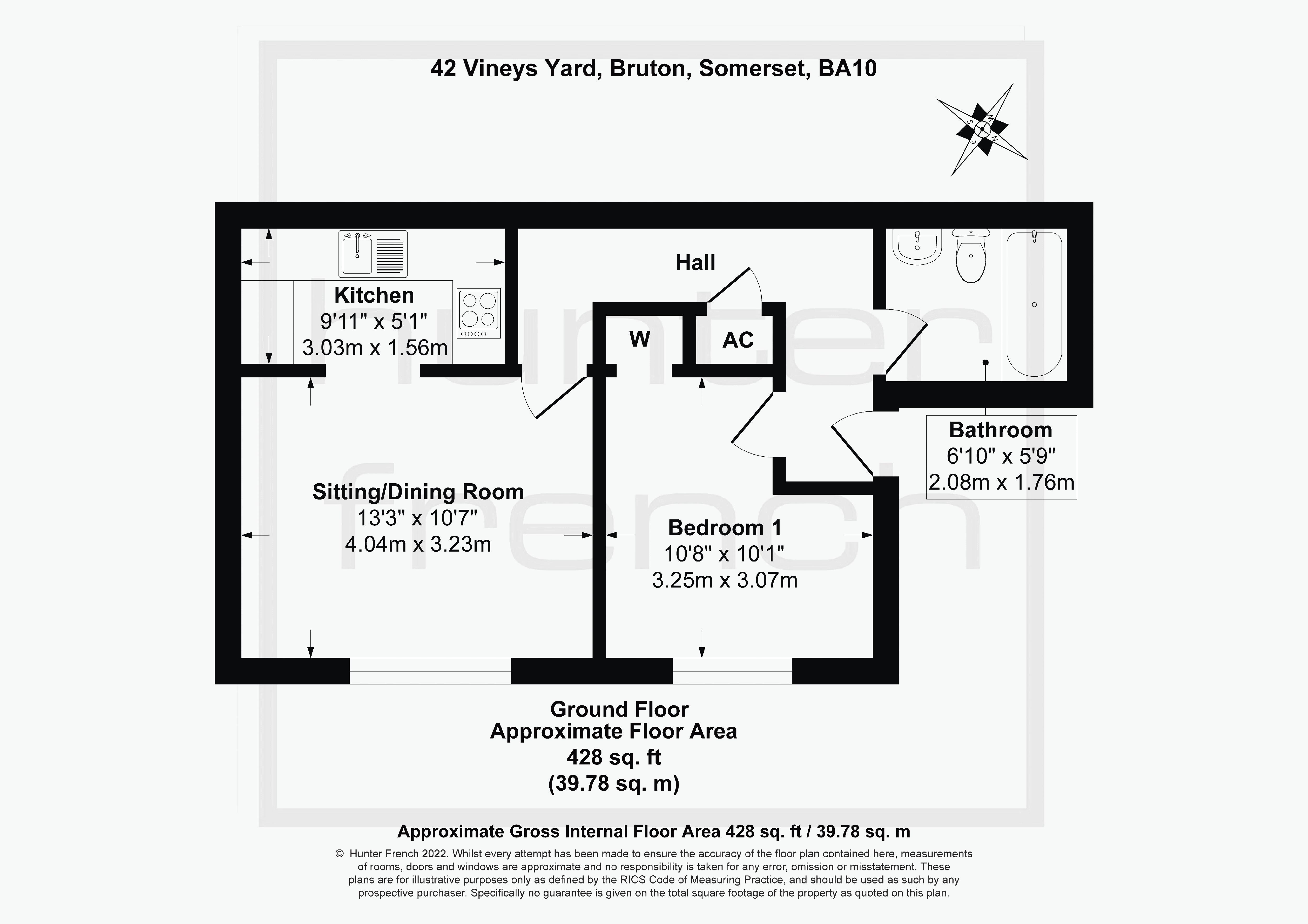 Vineys Yard, Bruton BA10, 1 bedroom flat for sale 63764355