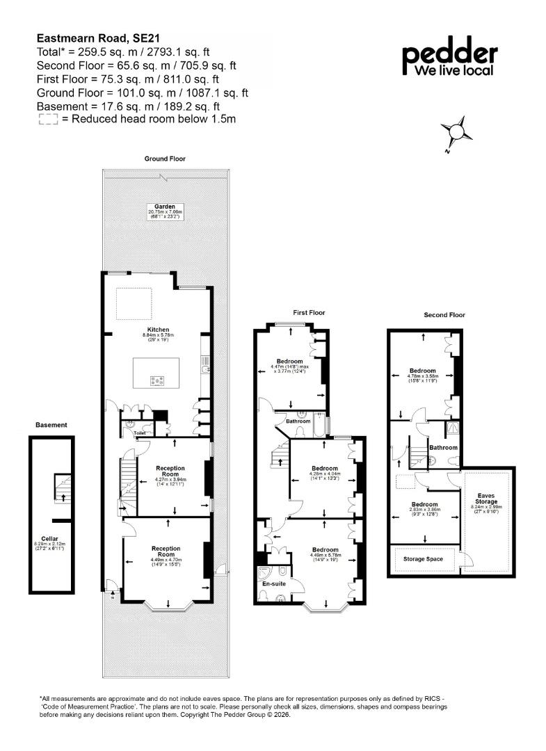 19, Eastmearn Road, London floorplan
