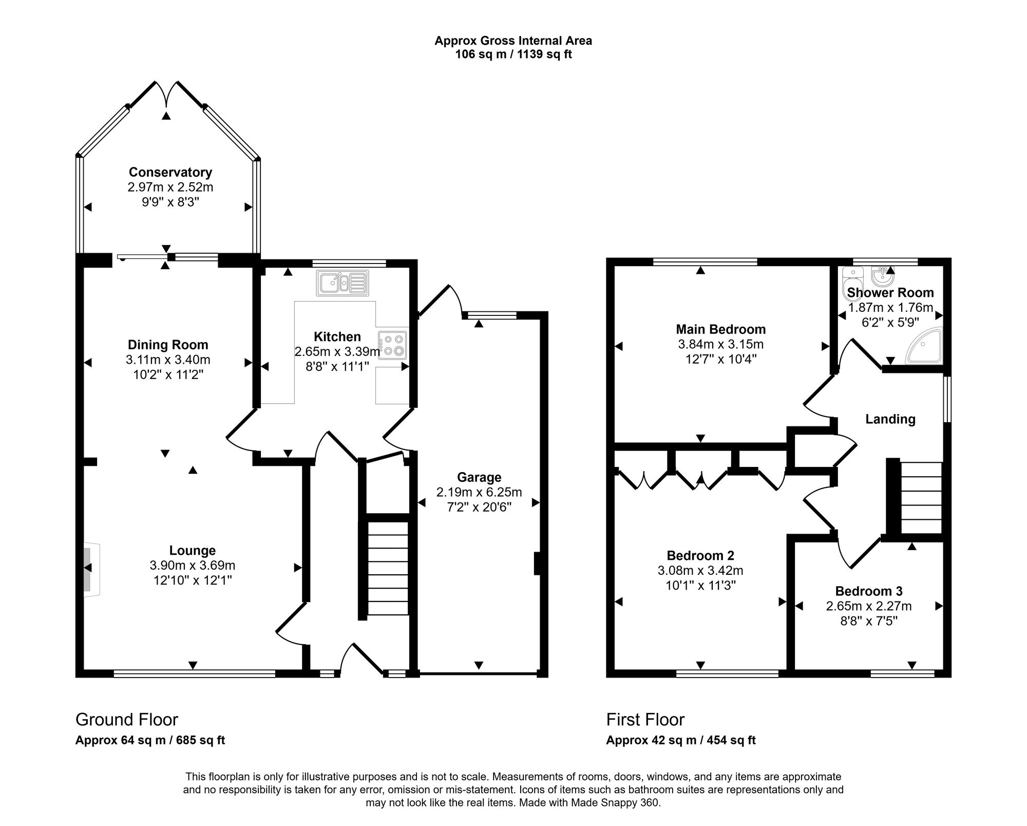 4 Linden Street, Wigan floorplan
