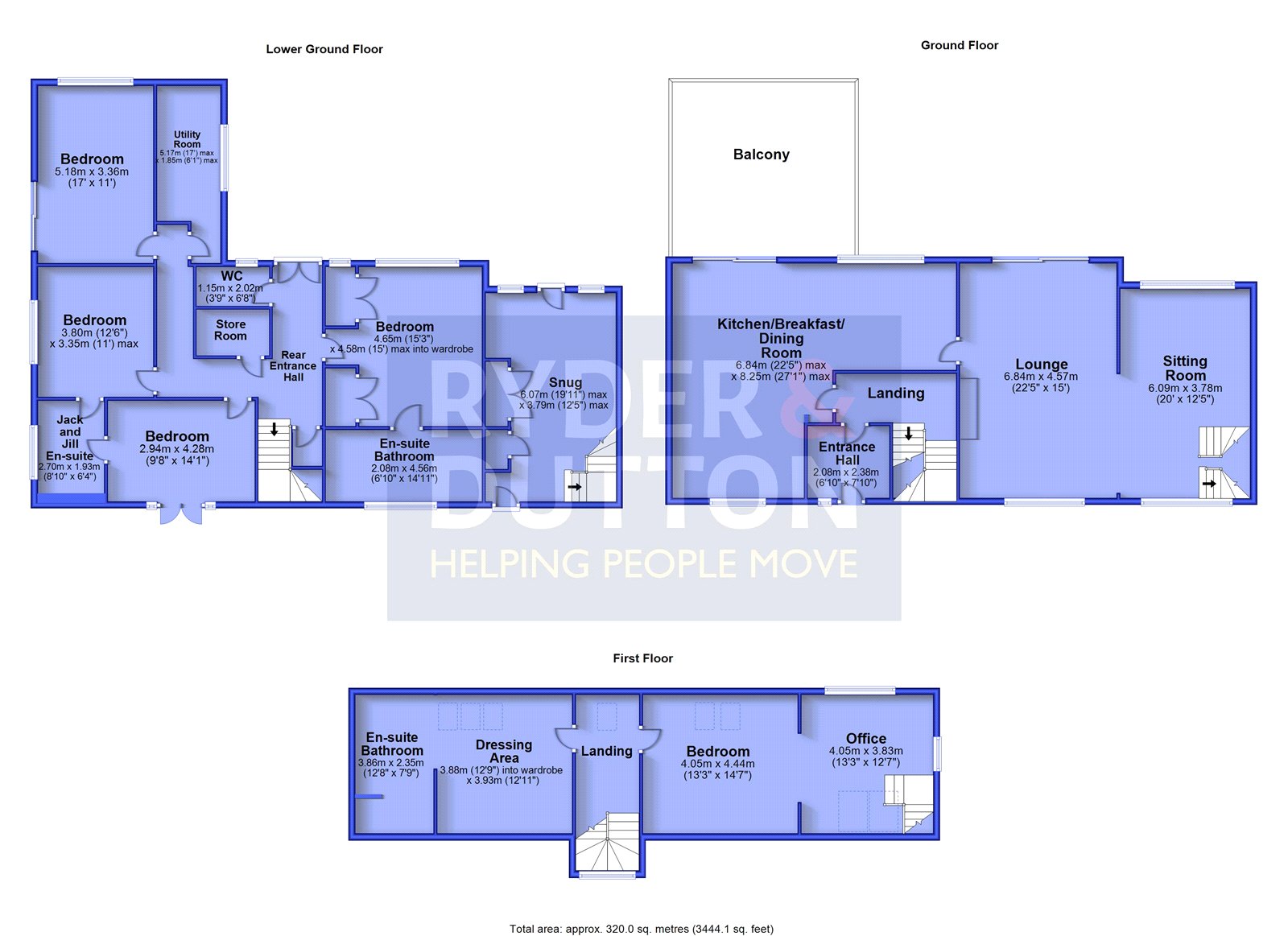 Woodlands View, 52, Stockport Road, Mossley floorplan