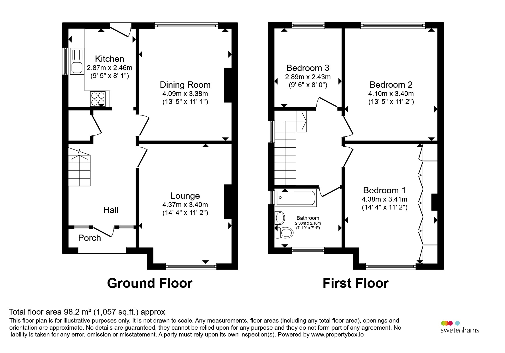 21, Hawthorn Road, Chester floorplan