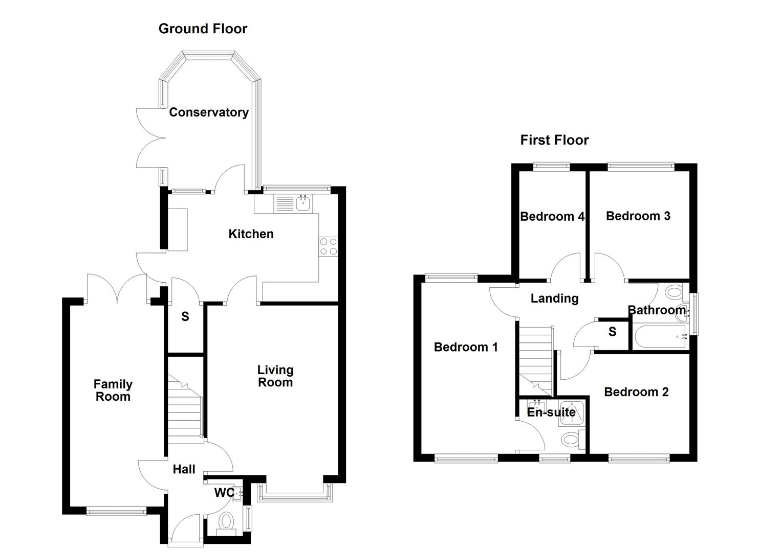 14, Jasmin Way, Packmoor floorplan