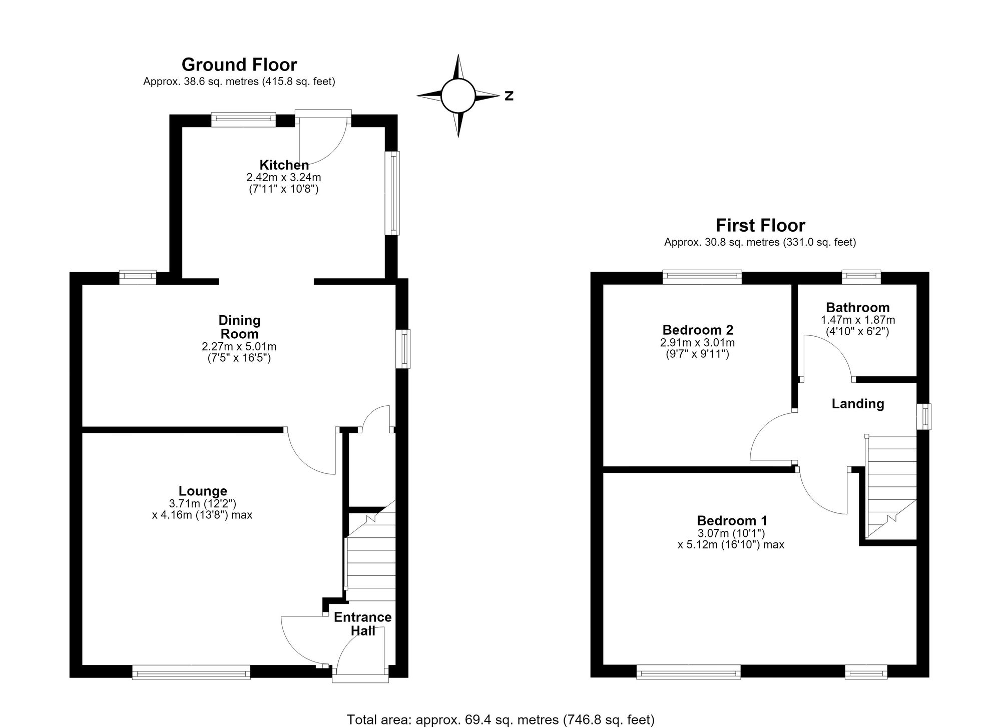 19 Queens Drive, Billingham floorplan