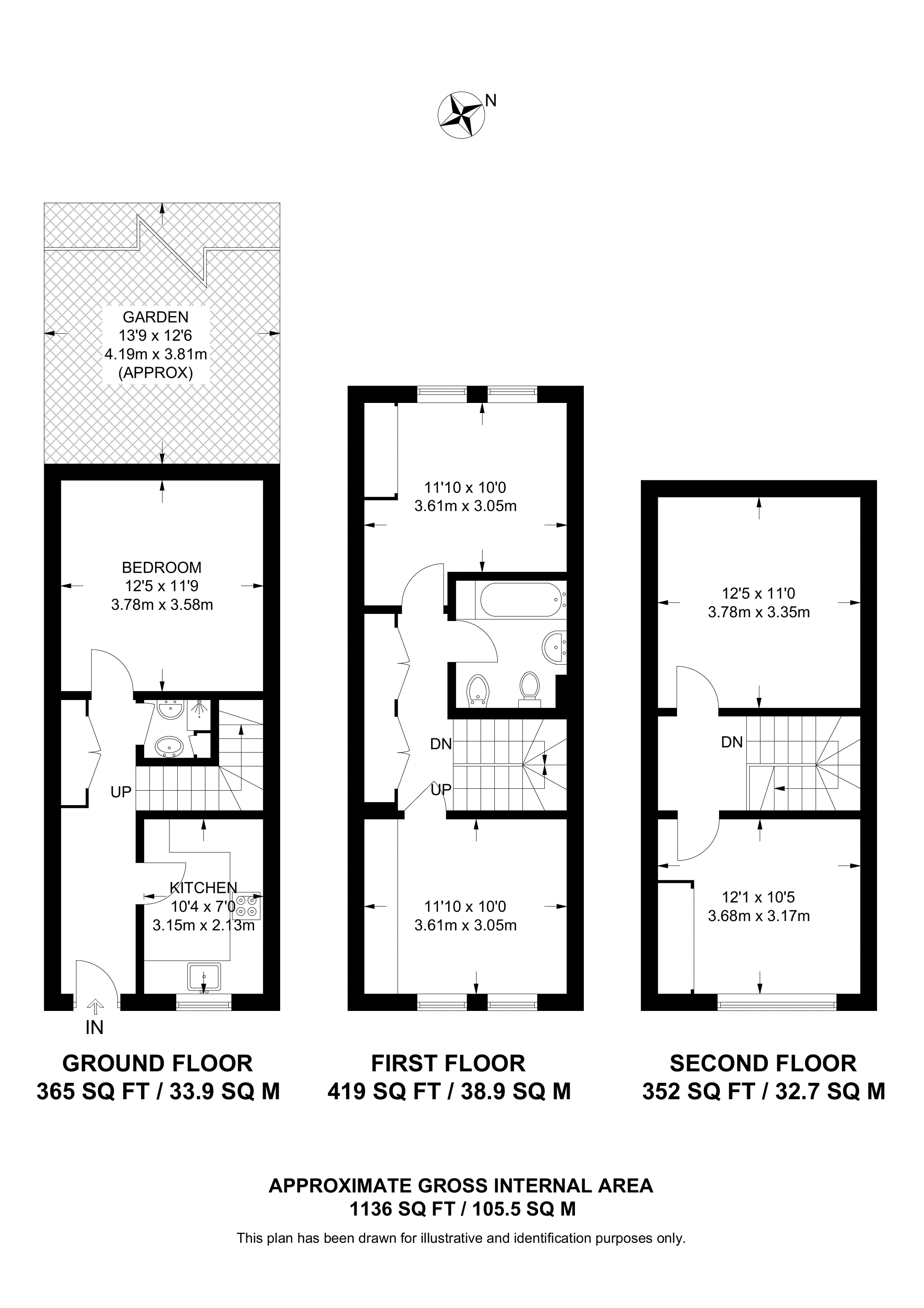 Chippenham Road, Maida Vale, London W9, 4 bedroom terraced house for