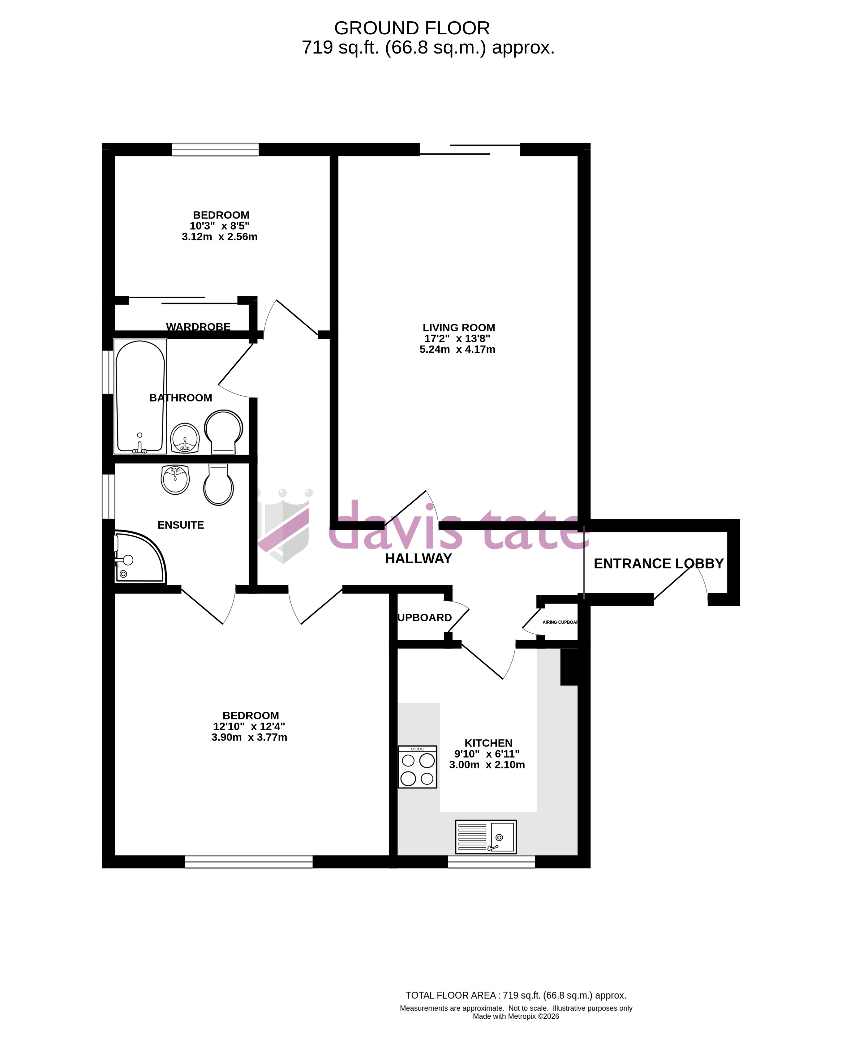 Flat 30, Cariad Court,, Cleeve Road, Reading floorplan