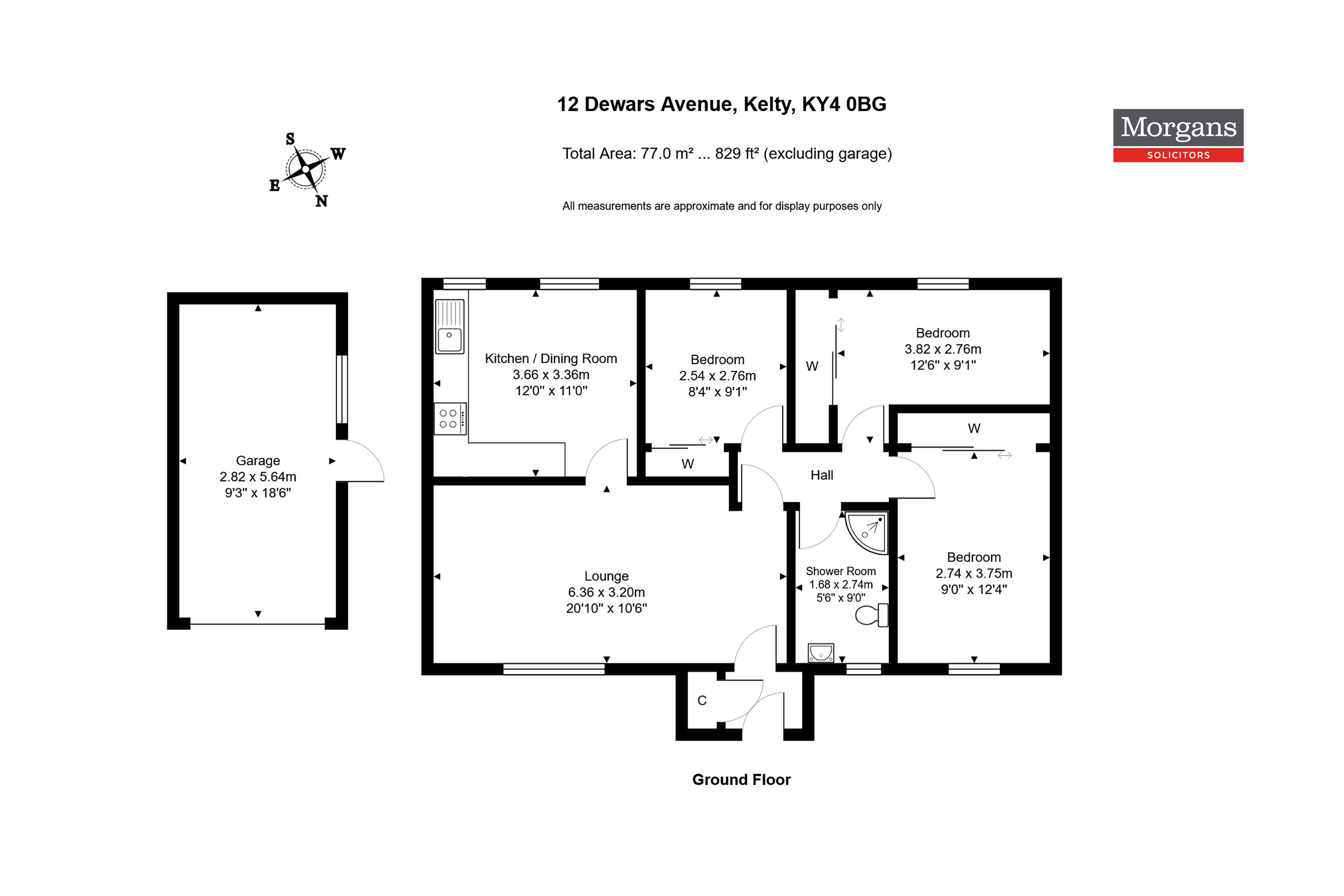 12, Dewars Avenue, Kelty floorplan