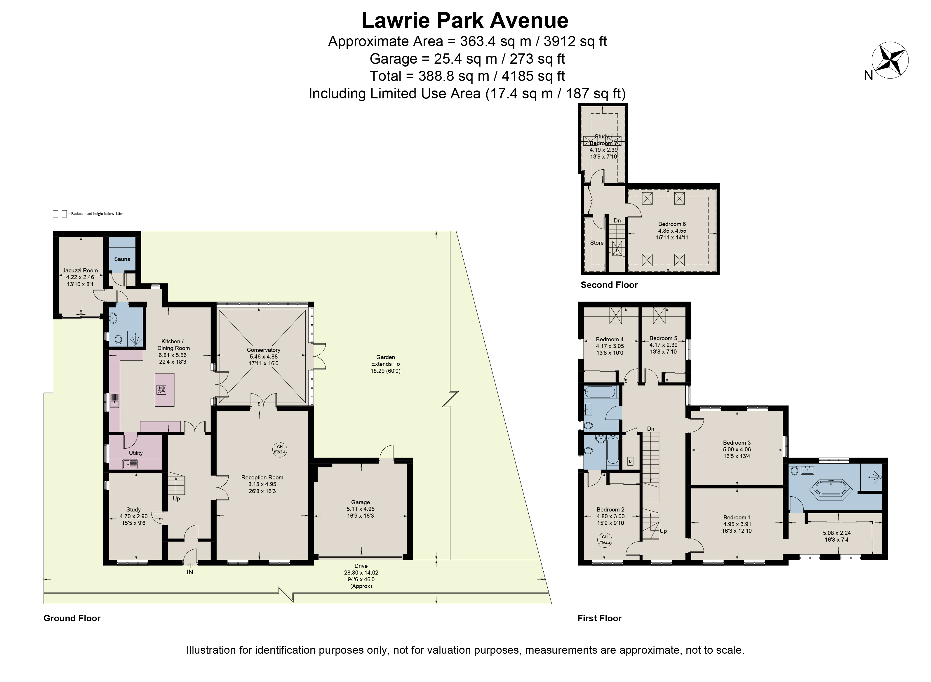51, Lawrie Park Avenue, London floorplan