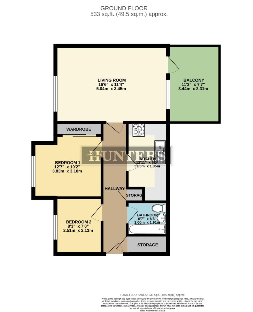 15, Earls Walk, Scunthorpe floorplan